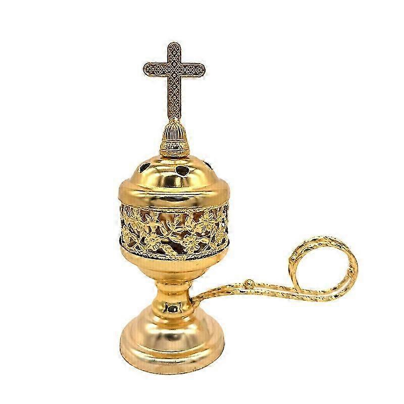 Iron Incense Censer with Handle, Incense Burner Desktop Censer Creative Censer Holder Censer Decor for Yoga