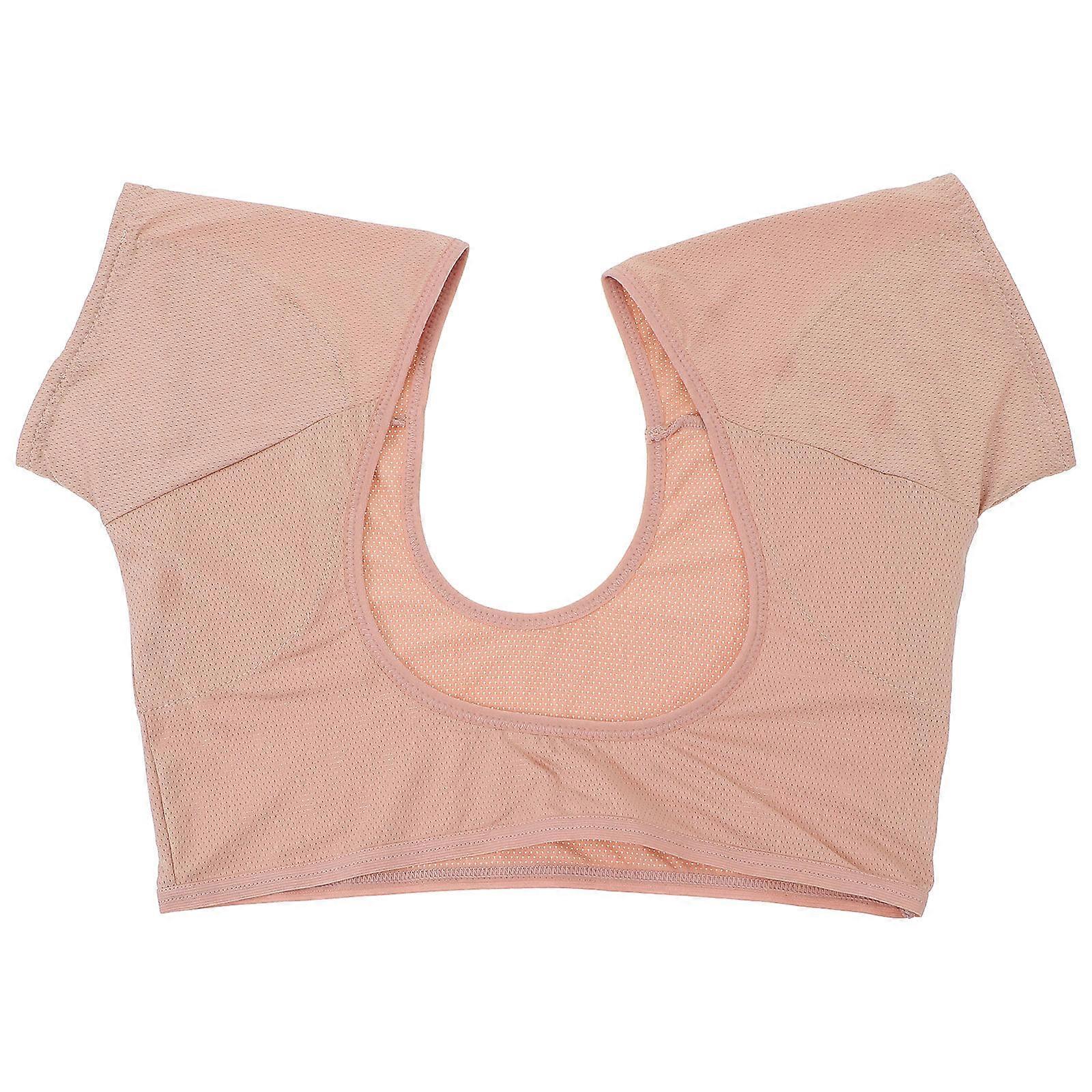 Breathable Armpit Sweat Pads Vest – Reusable Underarm Liners Quick Drying Sweat Absorbing Comfortable Elastic Design for Women Daily Wear