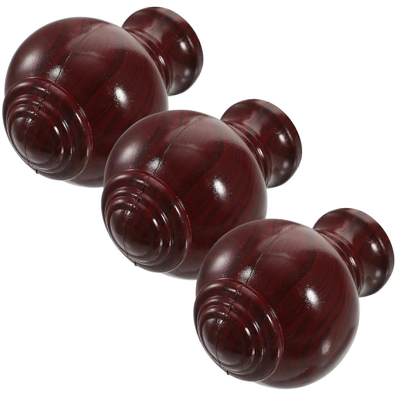 Window Rod Finial Material Rose Gold 3Pcs