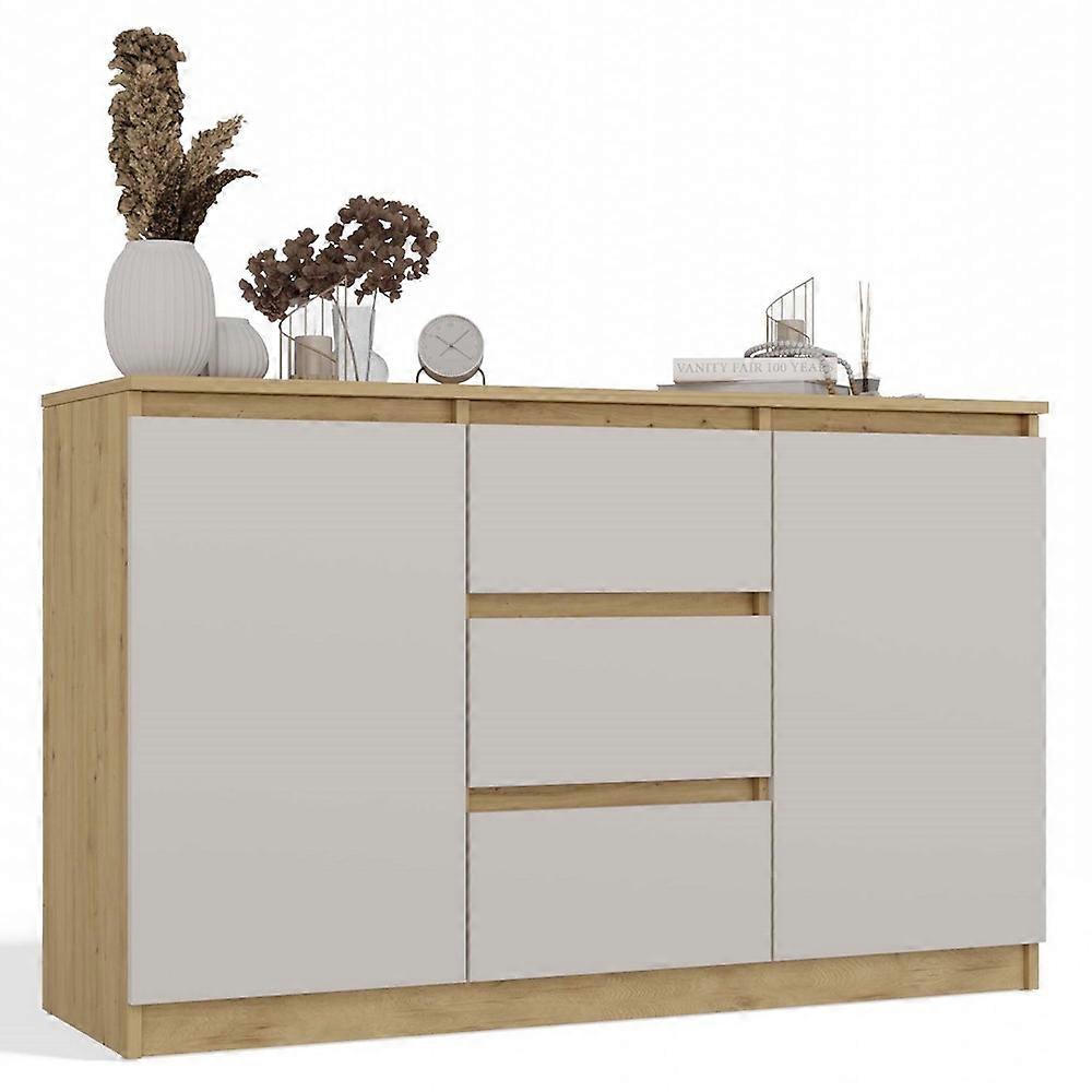 Kommode Malwa 2D3S Eiche Artisan Kaschmir