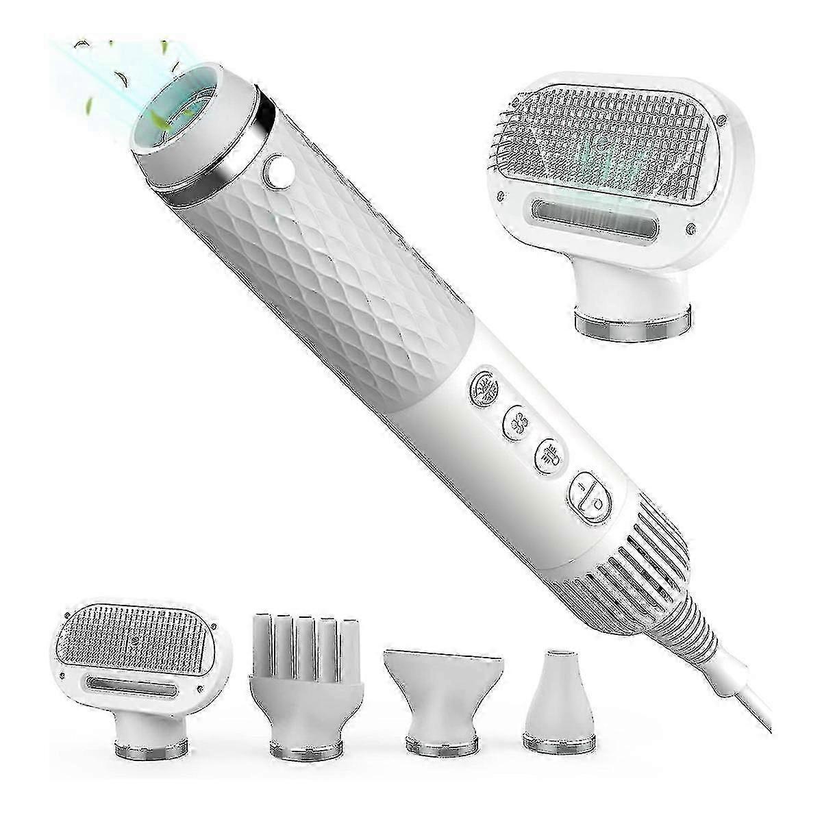 Dog Hair Dryer, 5 In 1 Handheld Dog Dryer With Temperature Adjustment, Pet Dog Blow Dryer For Home Travel-eu Plug