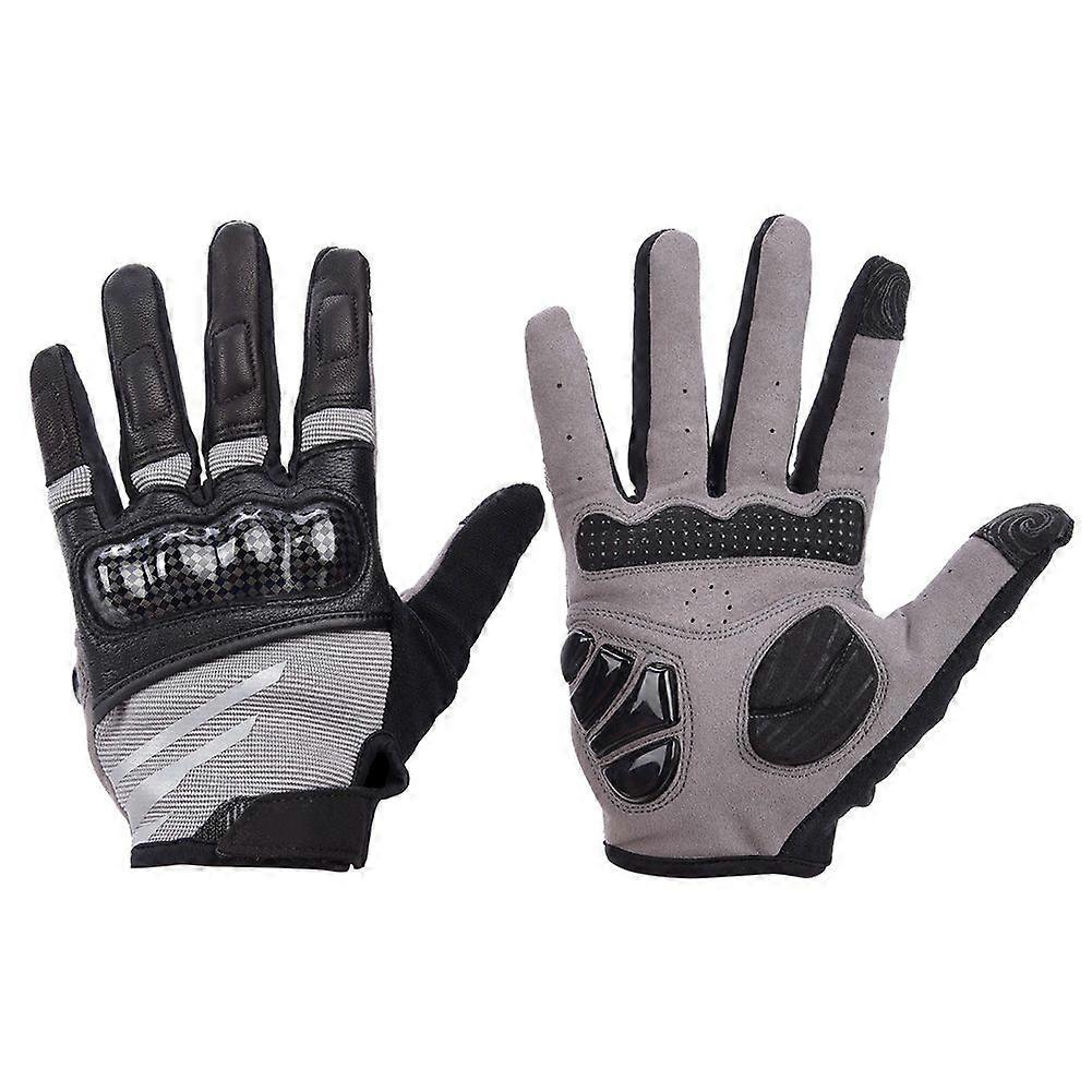 Winter Unisex Anti Collision Atmungsaktive Fahrradhandschuhe Fahrradausrüstung Schwarz (schwarz XXL)YMQX)