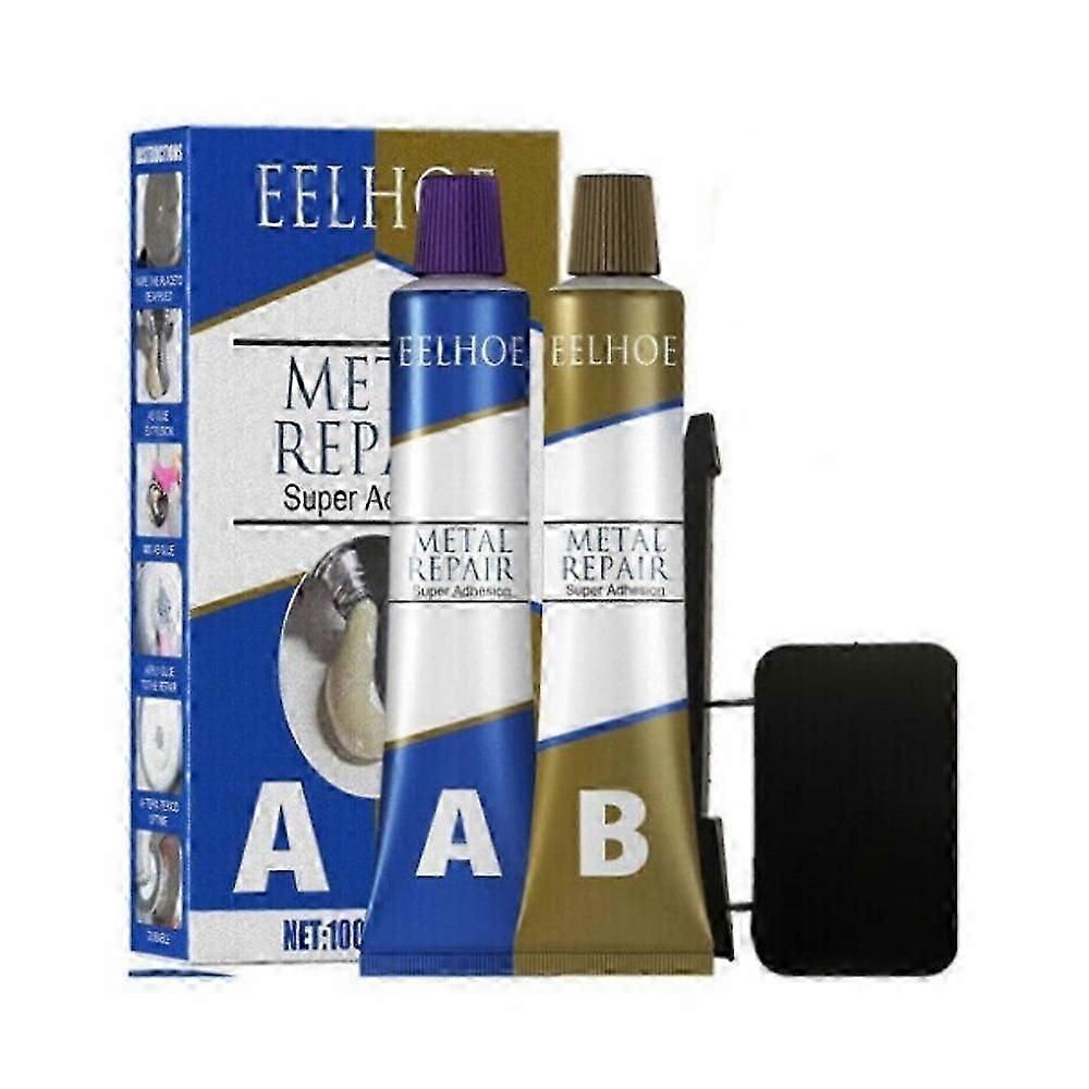 YENİ Endüstriyel Metal Tamir Macun Tutkal Isı Direnci Soğuk Kaynak Yapıştırıcı A & B Jel