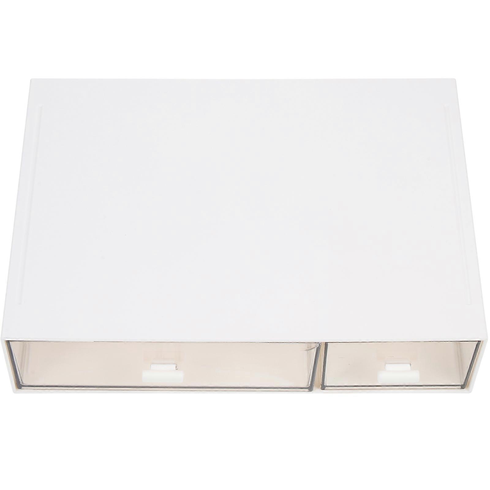 Office Desk Organizer Rectangular Shape Modern Simple Design ABS Material Portable For Bathroom Use 22.7X16.5X5CM 1Pack