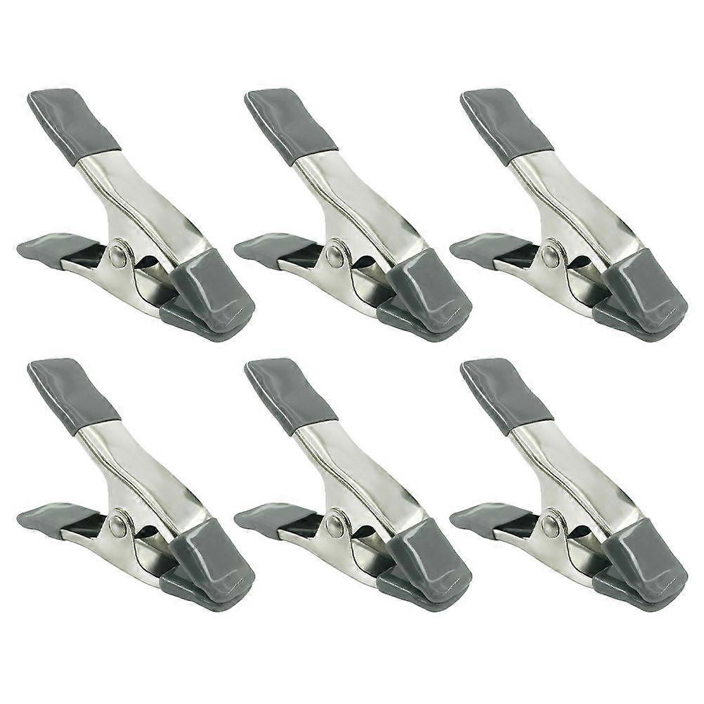 6 PCS Muslin Spring Clamps 4 inch Photography Background Support Clips for Easy Setup