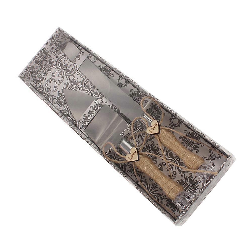 Cake Cutlery Practical Cake Cutting Tool Housewarming present 33.00X2.40X2.00CM 2Pcs