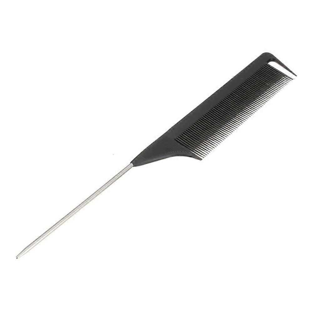 Metal Hair Comb, Rat Tail Needle, Antistatic Hair Styling Tool, Fine Cutting Comb with Pointed Tip, Flat Design