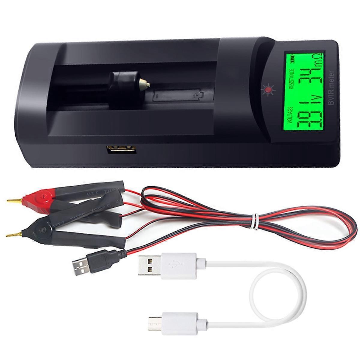 High-Precision Digital Multifunctional 4-Line Kelvin Meter Tester USB DC Measures Battery Resistance