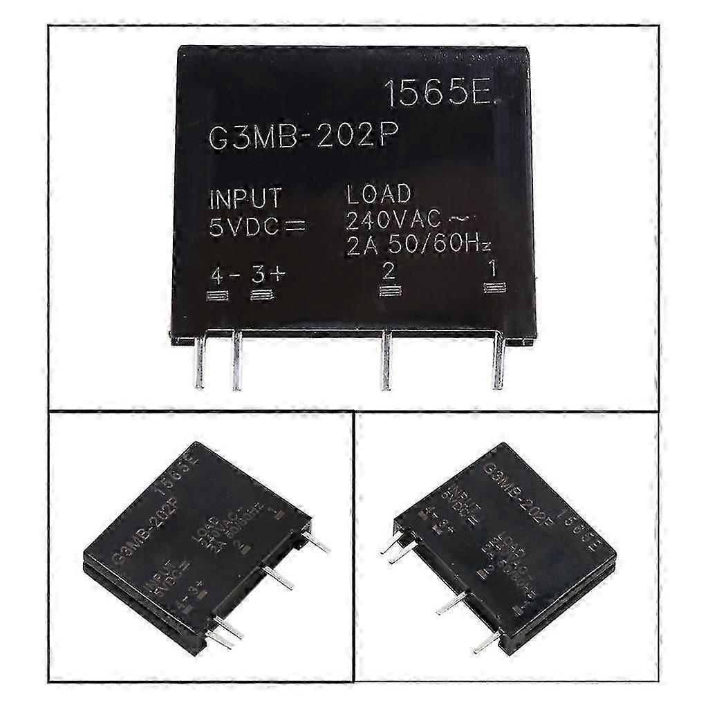 ZENGO 240v Ac 2a G3mb-202p Solid State Relay Module Input 5v Dc Output