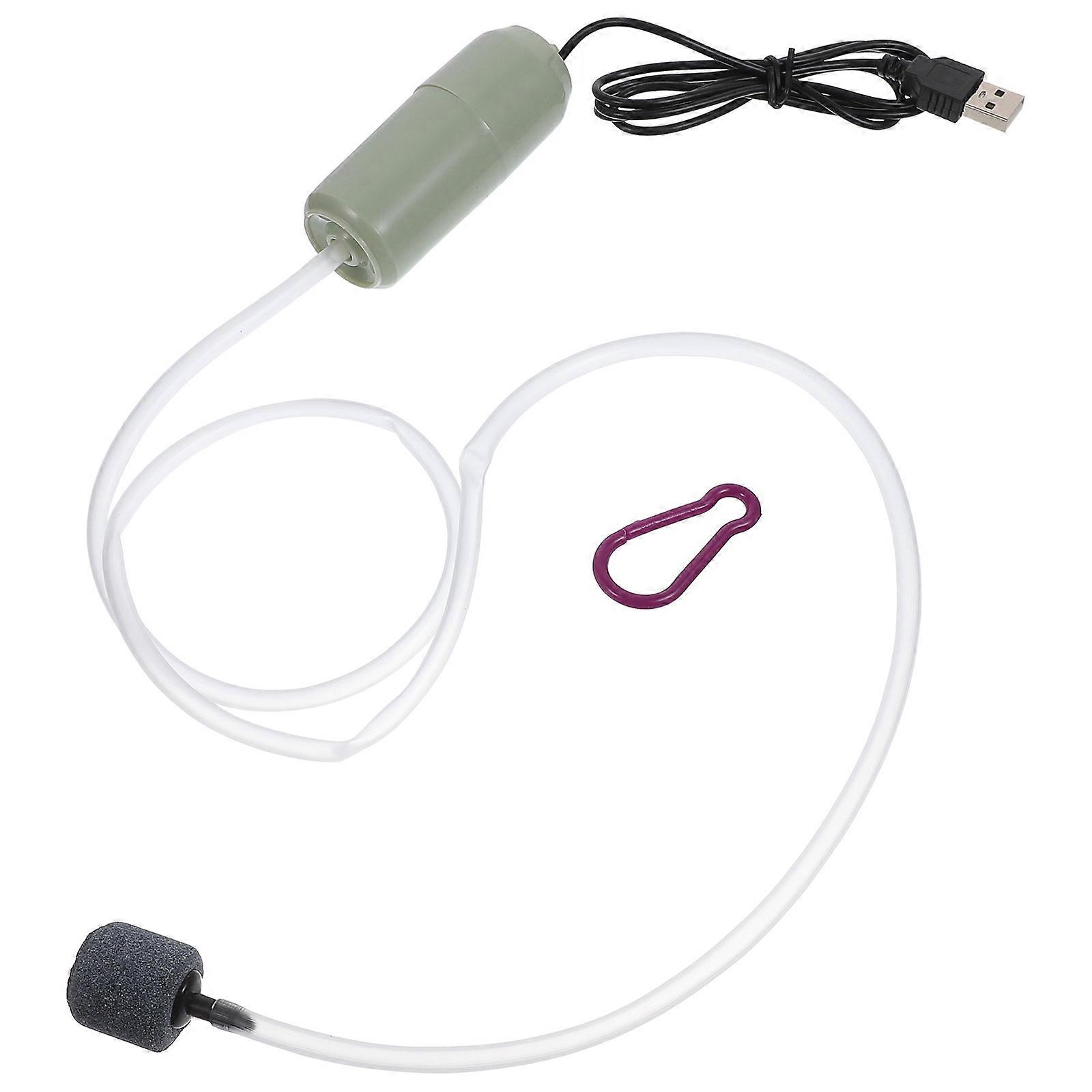Aquarium Use Mini Oxygen Aerator Usb Design For Fish Enthusiasts Aerate 1 Set