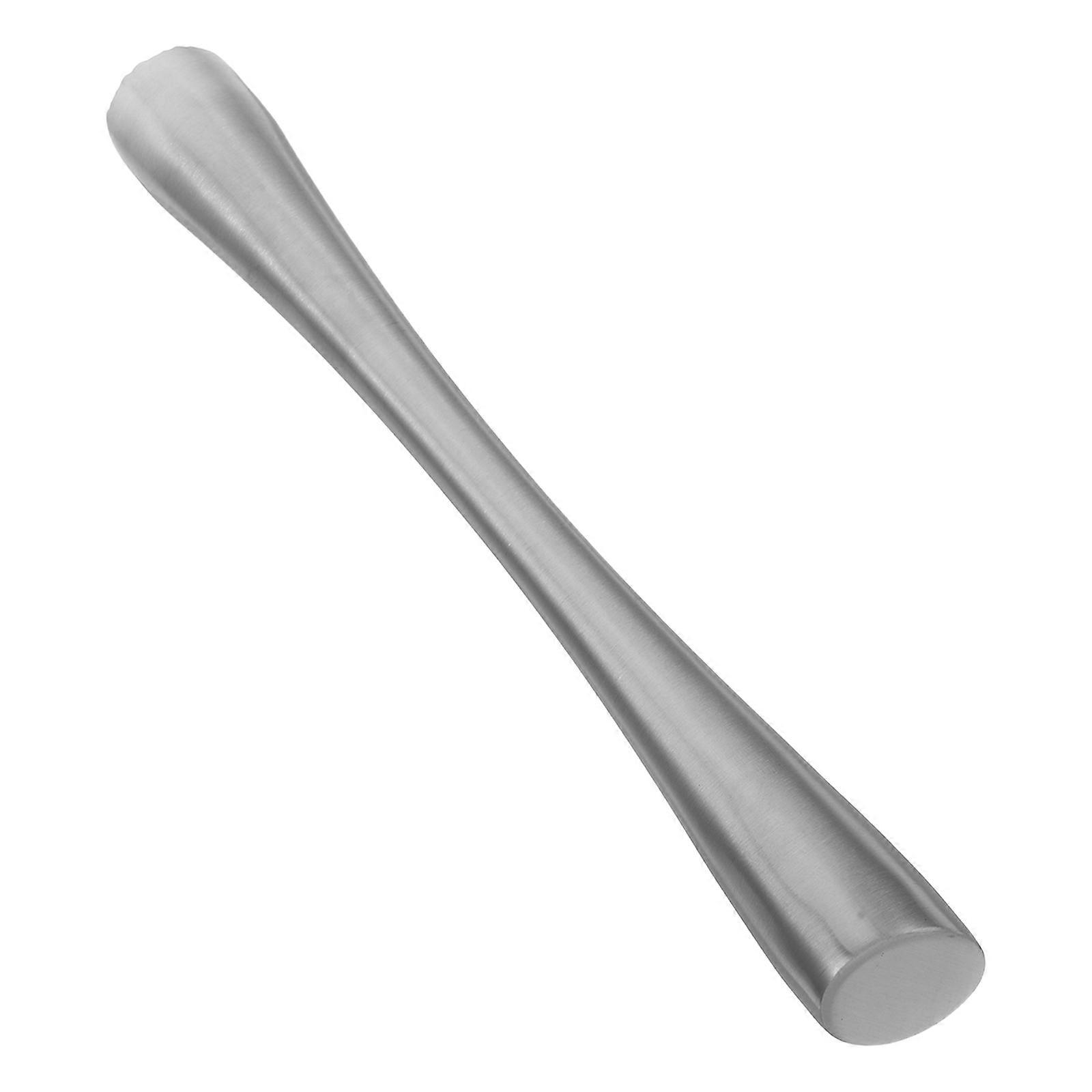 Cocktail Mixer Stainless Steel Crushed Ice Muddler Long Handle Bartending Tools 25.5*2.55*2.55cm Smashing 1Set