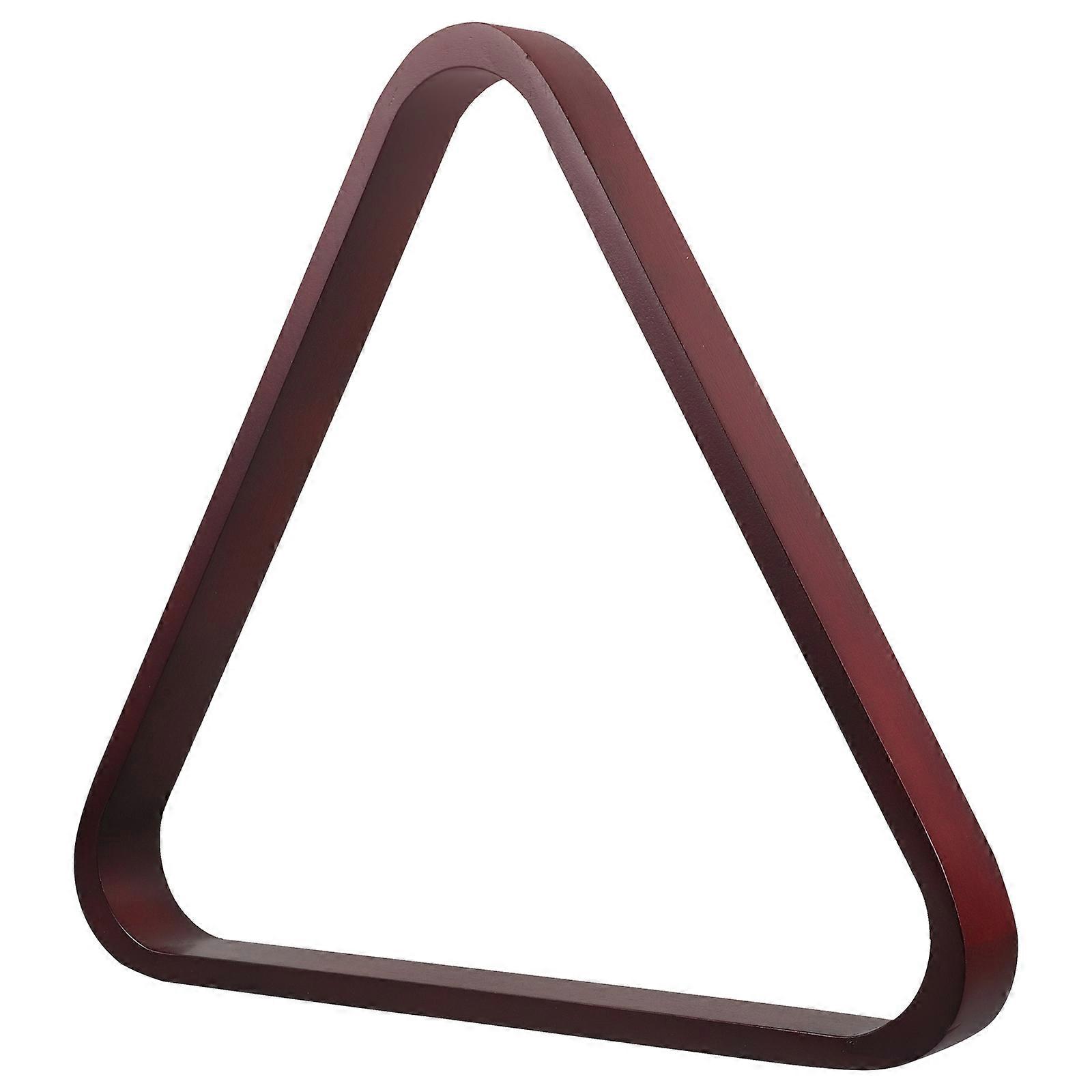 Wooden Billiard Ball Triangle Rack for Accurate Placement and Stable Gameplay – Ideal for Pool Clubs and Home Use