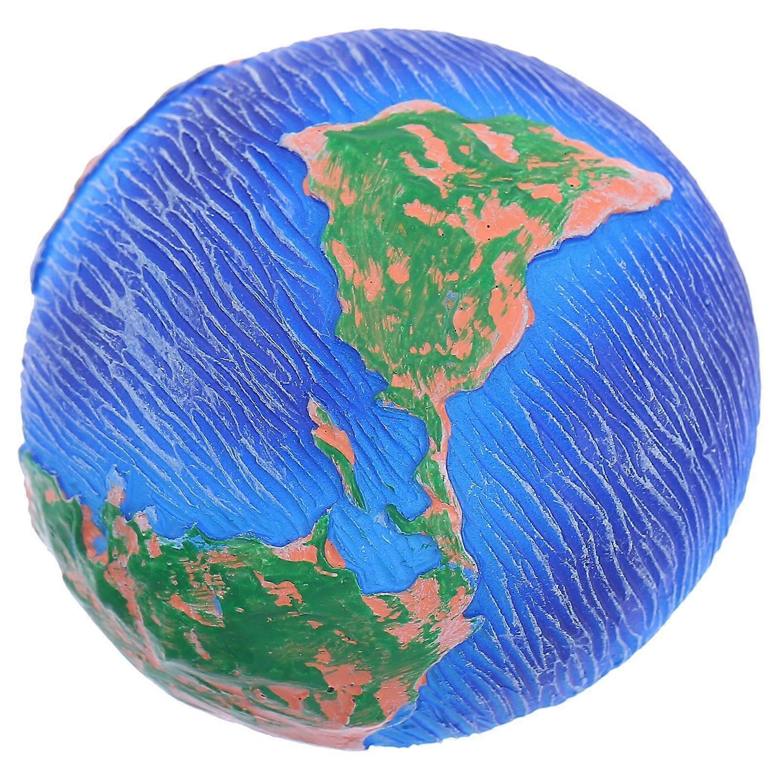 Earth Fridge Magnet in Resin with Multi Color Patterns for Home Decoration 1 Pc