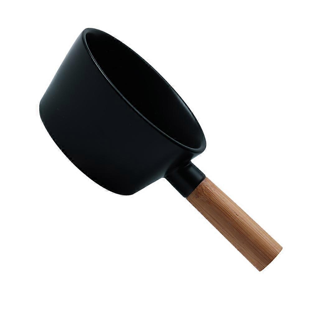 Keramik Obstschale Erwachsene Einfaches Design Essen 21,3 x 12,5 cm Schwarzer Lebensmittelbehälter 1 Stück