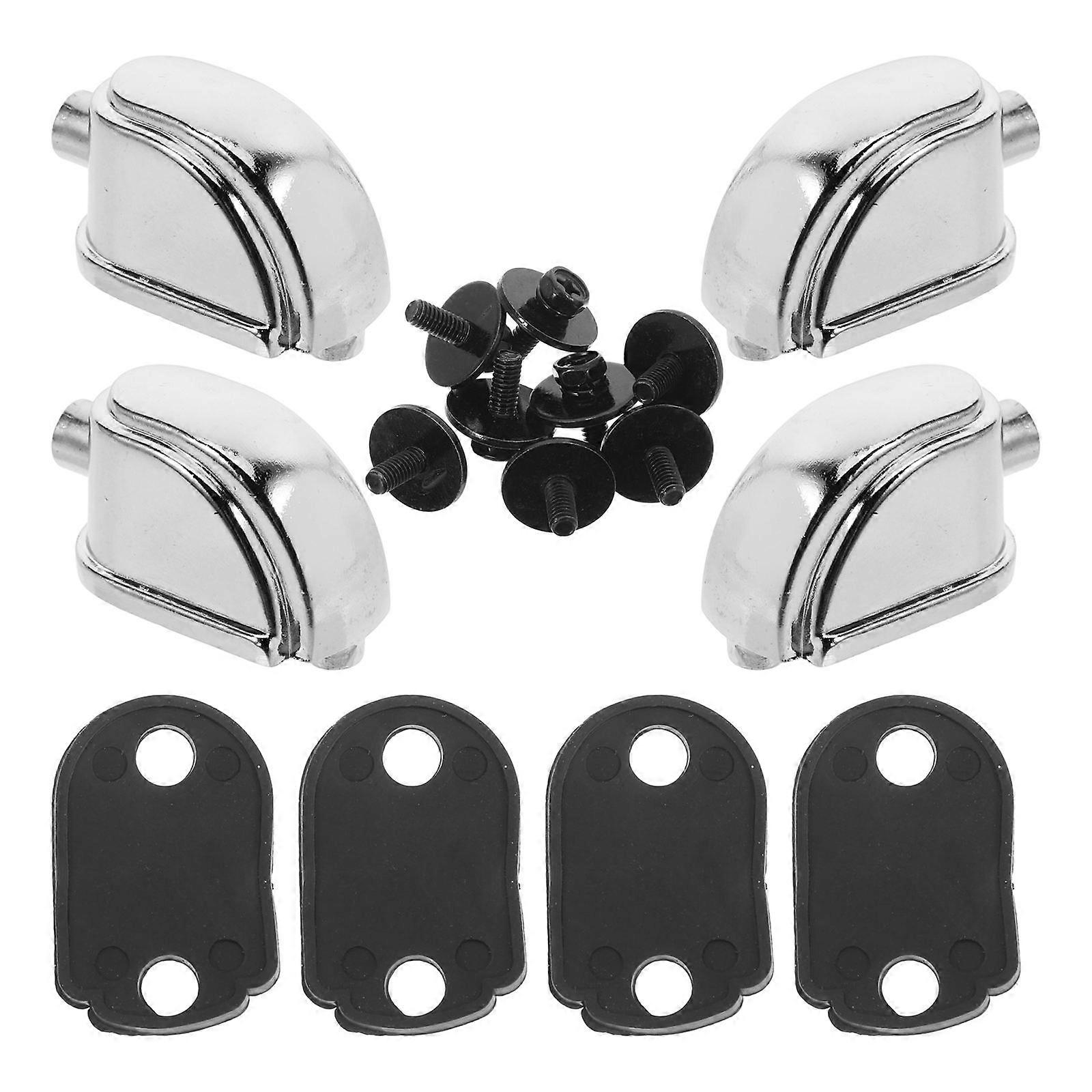 4pcs Metal Drum Lugs Set Professional Snare Drum Connectors for Easy Installation & Reliable Performance Replacement Parts for Drummers