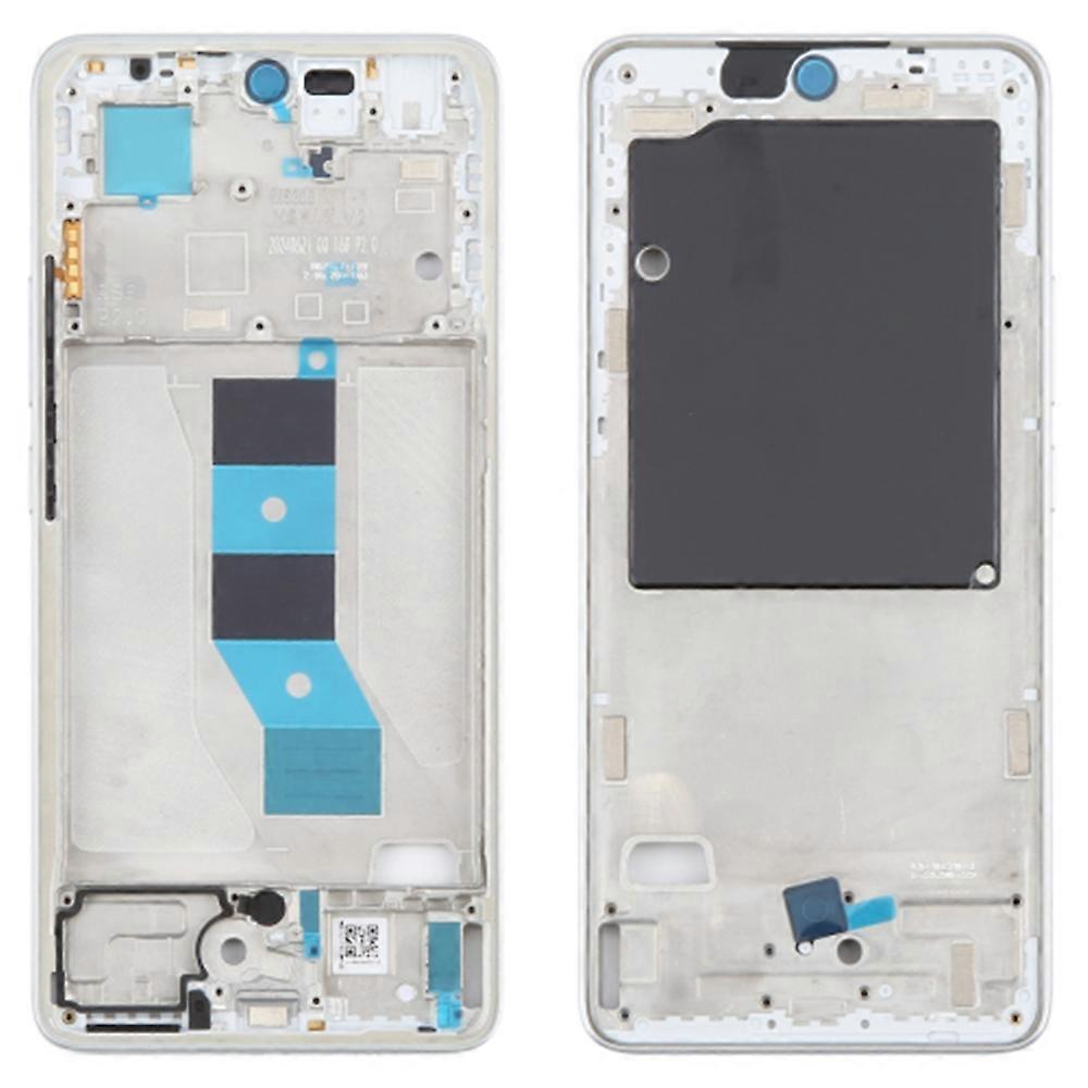 For Xiaomi Redmi Note 14 5G OEM Middle Plate Frame Repair Part (A-Side) (Without Logo) - Silver