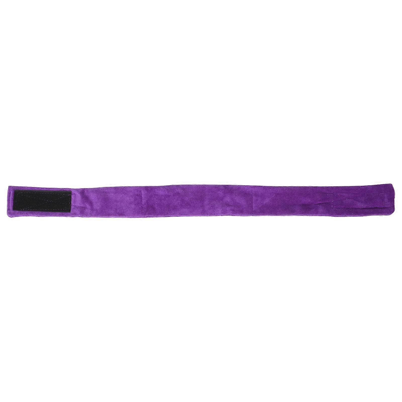 High Absorption Perm Hair Band for Dyeing & Perming – Reusable Towel Head Wrap for Salon & DIY Use – Durable Purple Hair Towel for Hairdressers