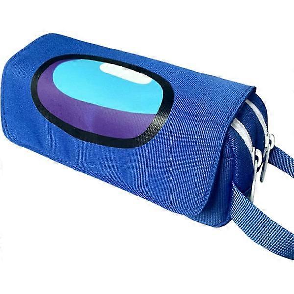 Among Us Kawaii case waterproof portable with large capacity blue