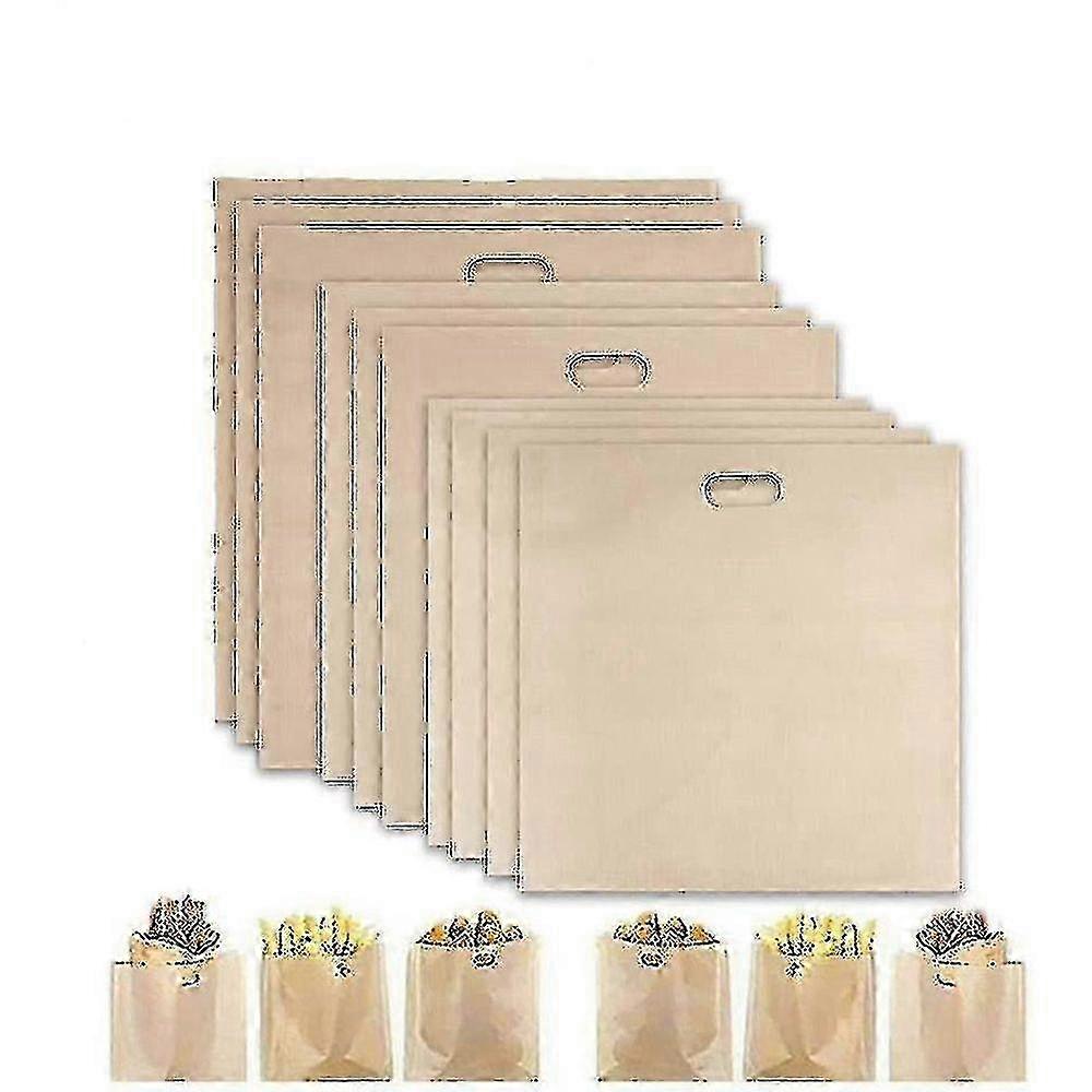 حقيبة محمصة قابلة لإعادة الاستخدام ، غير لزجة قابلة للغسل ، كل عبوة من 10 أكياس محمصة على الطرق السريعة