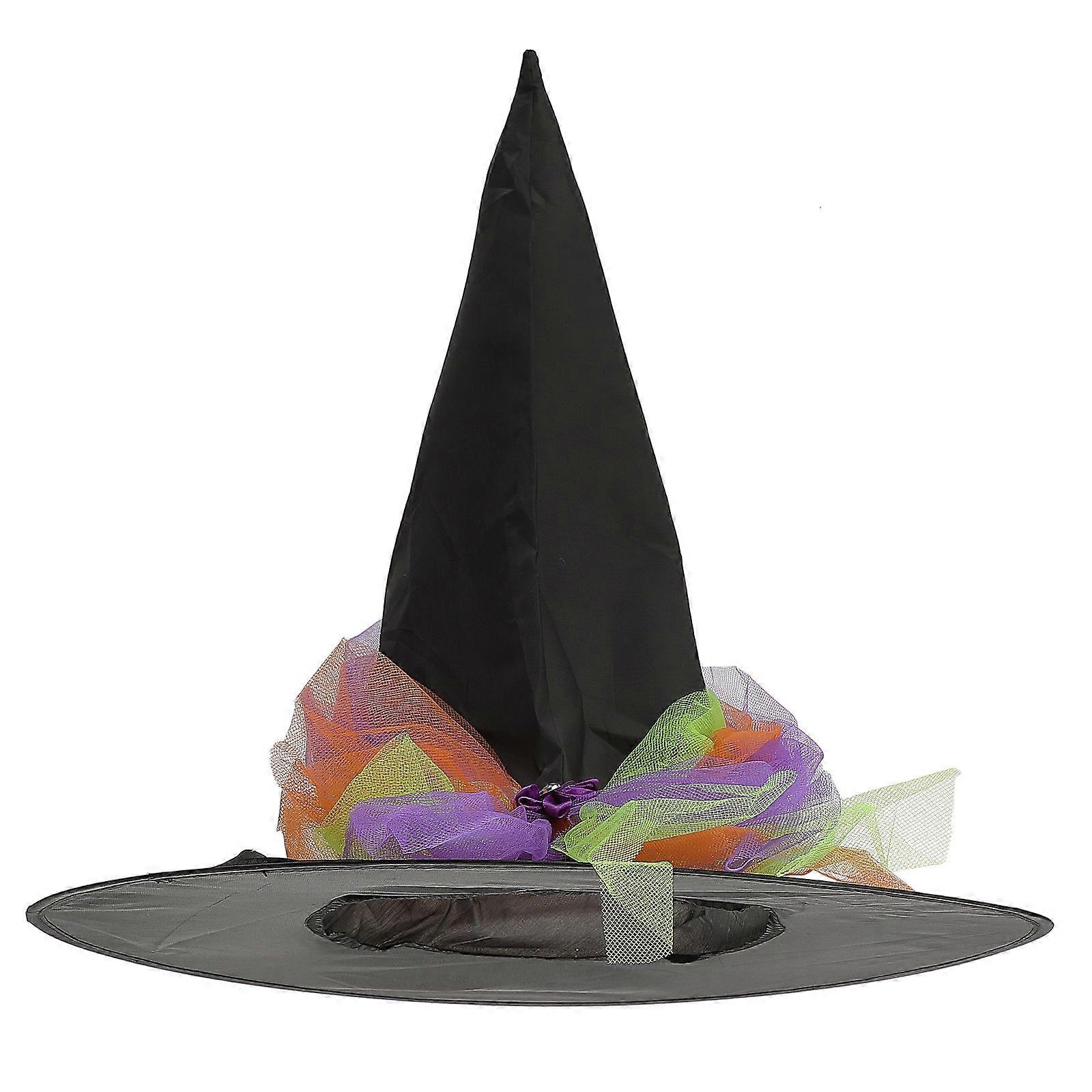 Elegant Halloween Witch Hat for Women – Cosplay Party Accessory for Masquerade, Costume Events, and Halloween Celebrations