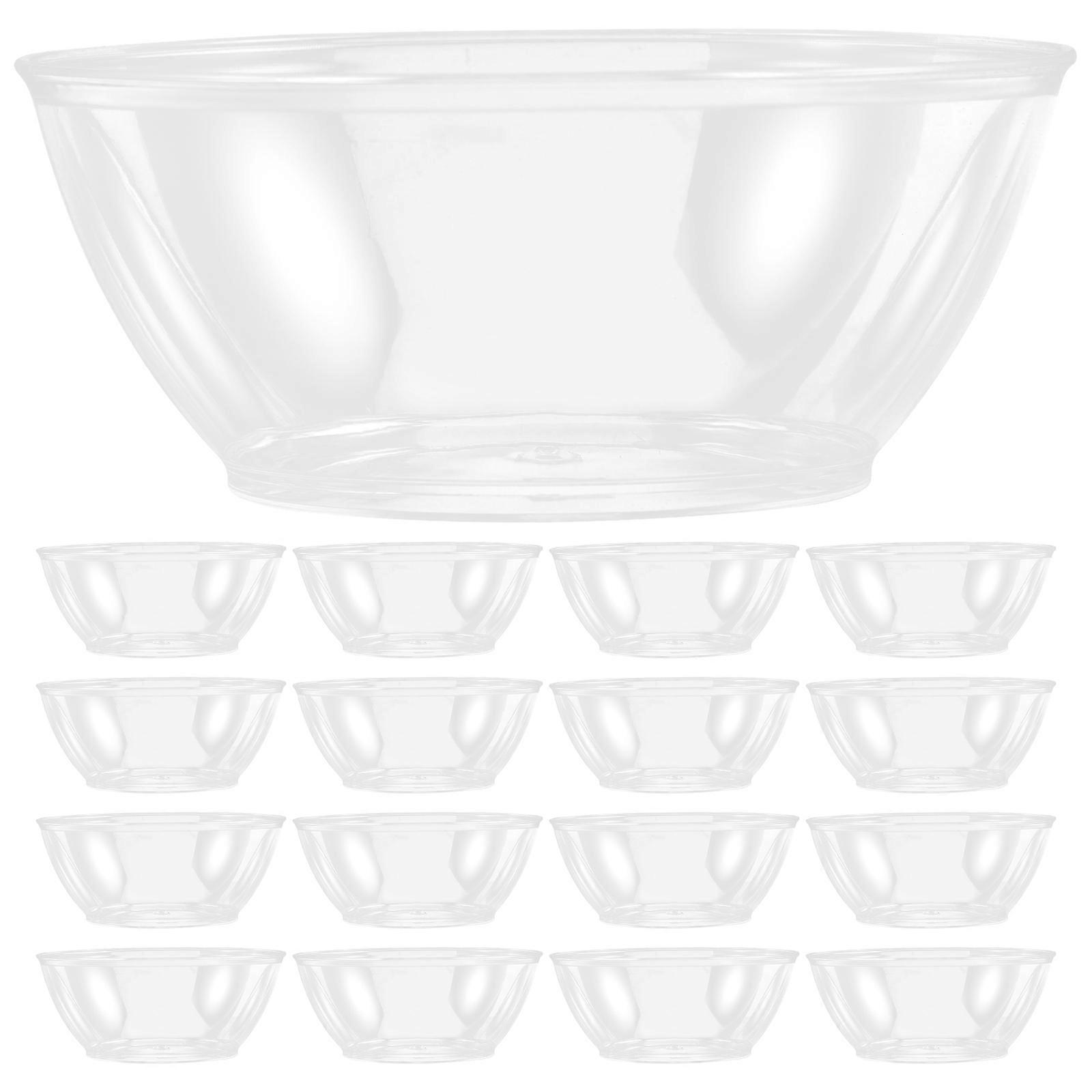 100Pcs Food Clear Salad Multiuse Rice Convenient Clear