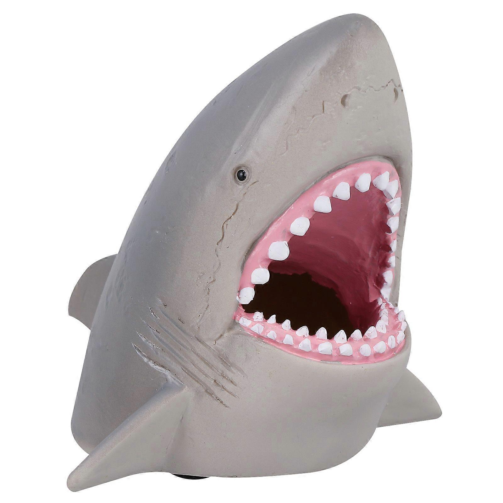 1 Pc Fashionable Shark Shape Phone Rack Phone Stand Multipurpose Brush Pot