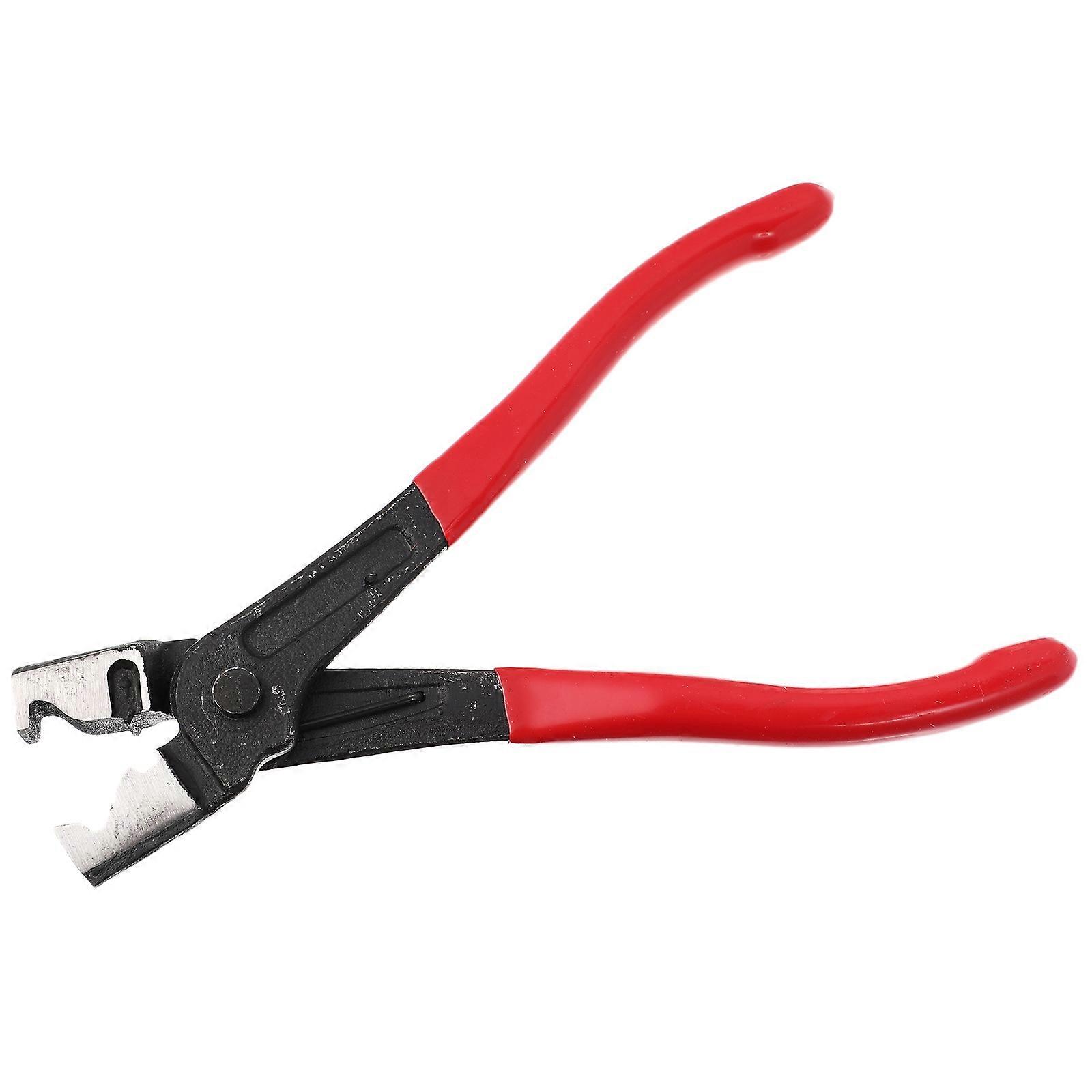 Automotive Hose Clamps Pliers Heavy Duty Hose Clamp Tool Rotating Jaws Locking Ratchet 17X10CM 1Pcs