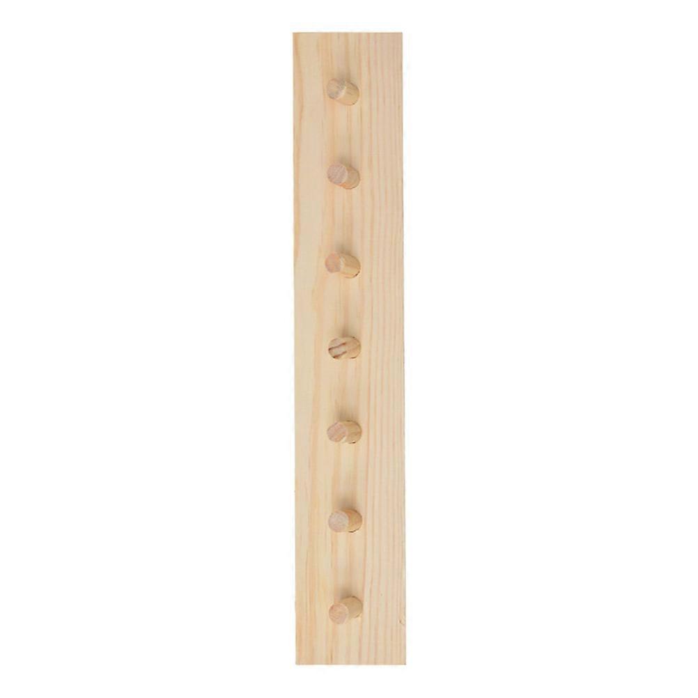 Creative Wall Hanger for Clothes Storage Beige Synthetic Material Compact Size 1pc