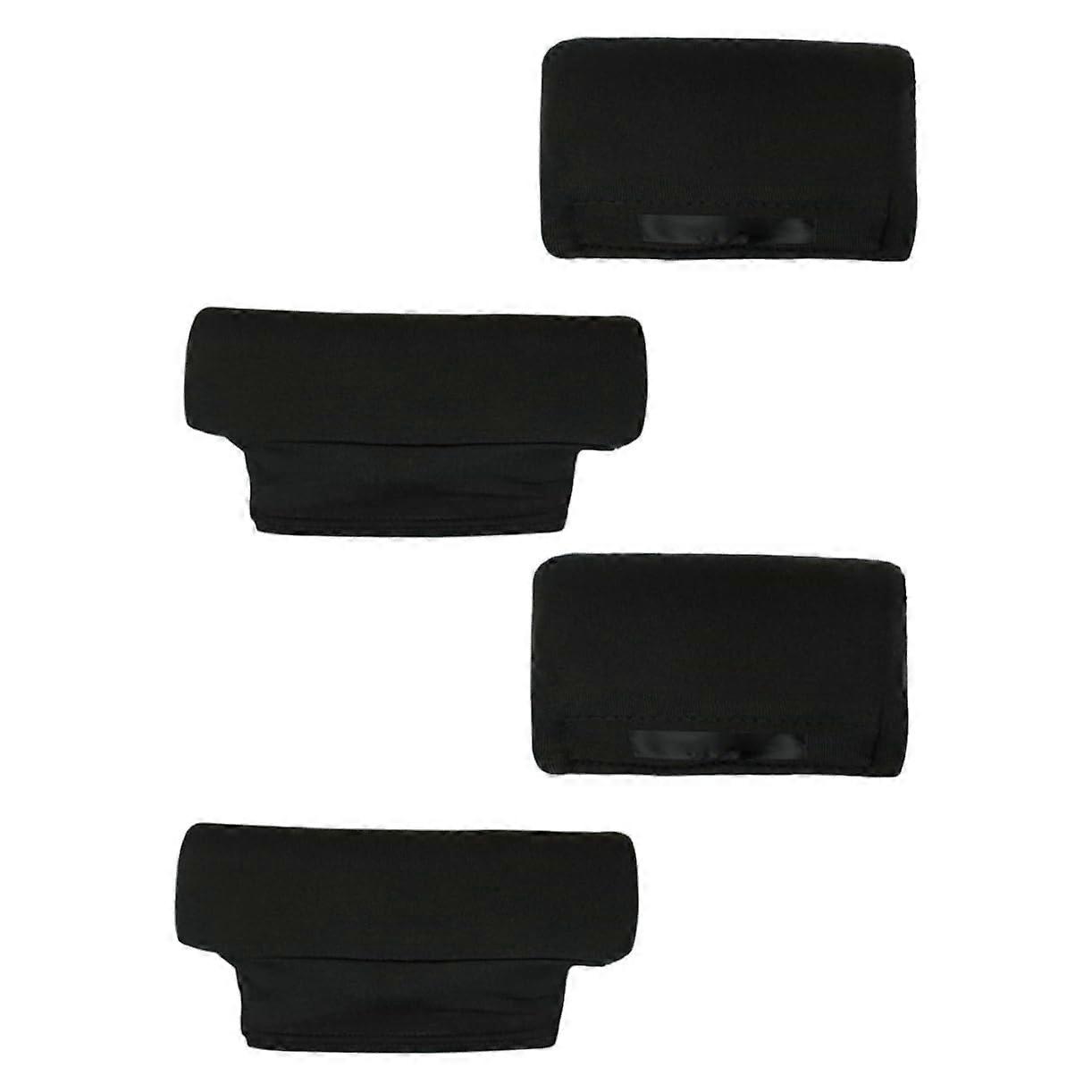 1Satz Unisex Crutch Grip Pads Comfortable Cushions for Walking Sticks Black Lightweight Portable for Seniors and Disabled