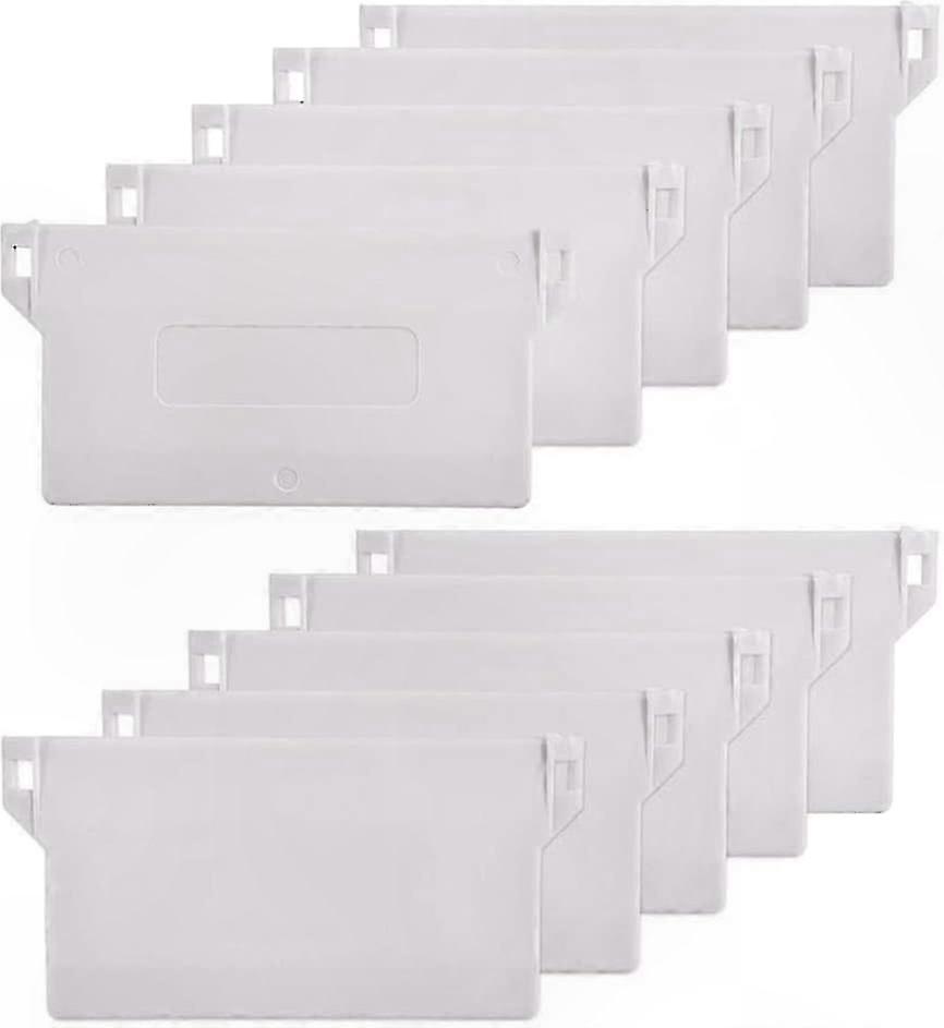 Vertical Blind Slats with Bottom Weights, 89mm White Replacement Parts for Window Blinds, 10 Pieces