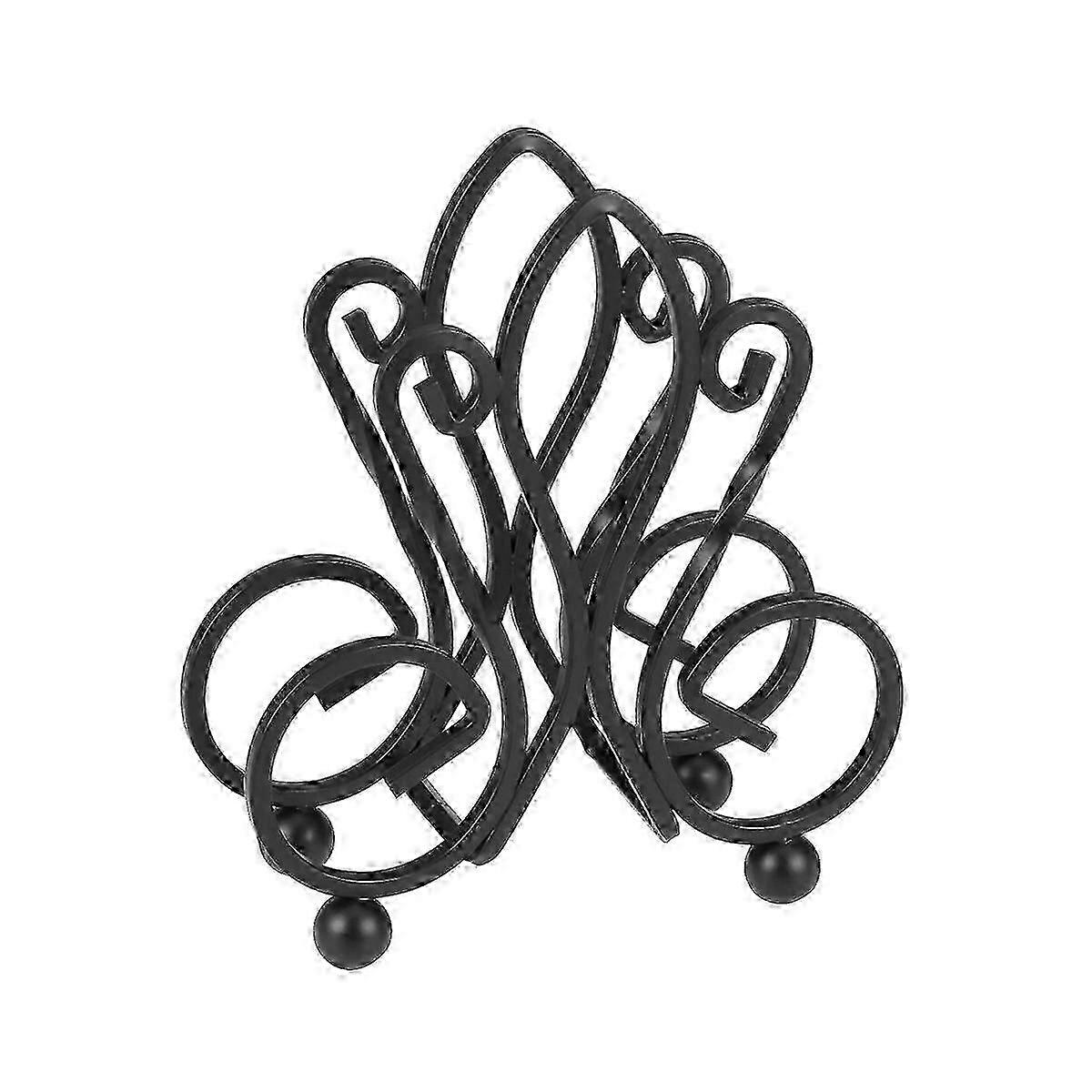 Kitchen Cutting Board Storage Rack Holder Shelf Drain Rack (Black)