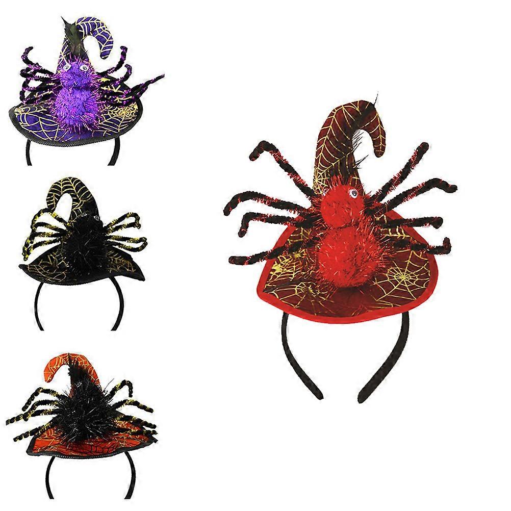 Fascia per capelli Cosplay Performance con design a ragno, adatta per raduni