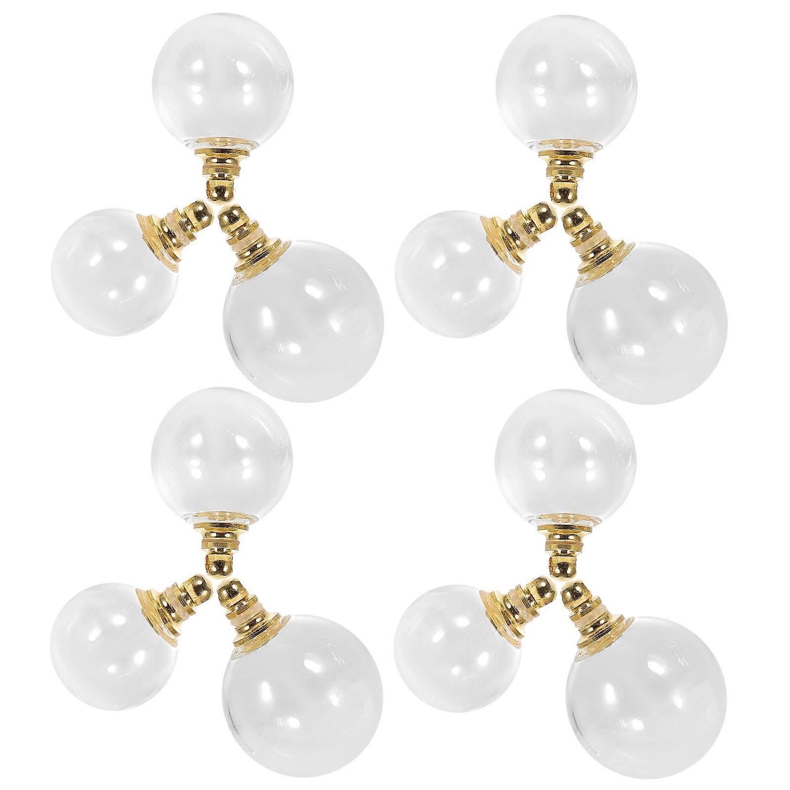 Clear Ball Pendants for Creative Crafts, Ideal for Necklace and Earring Making