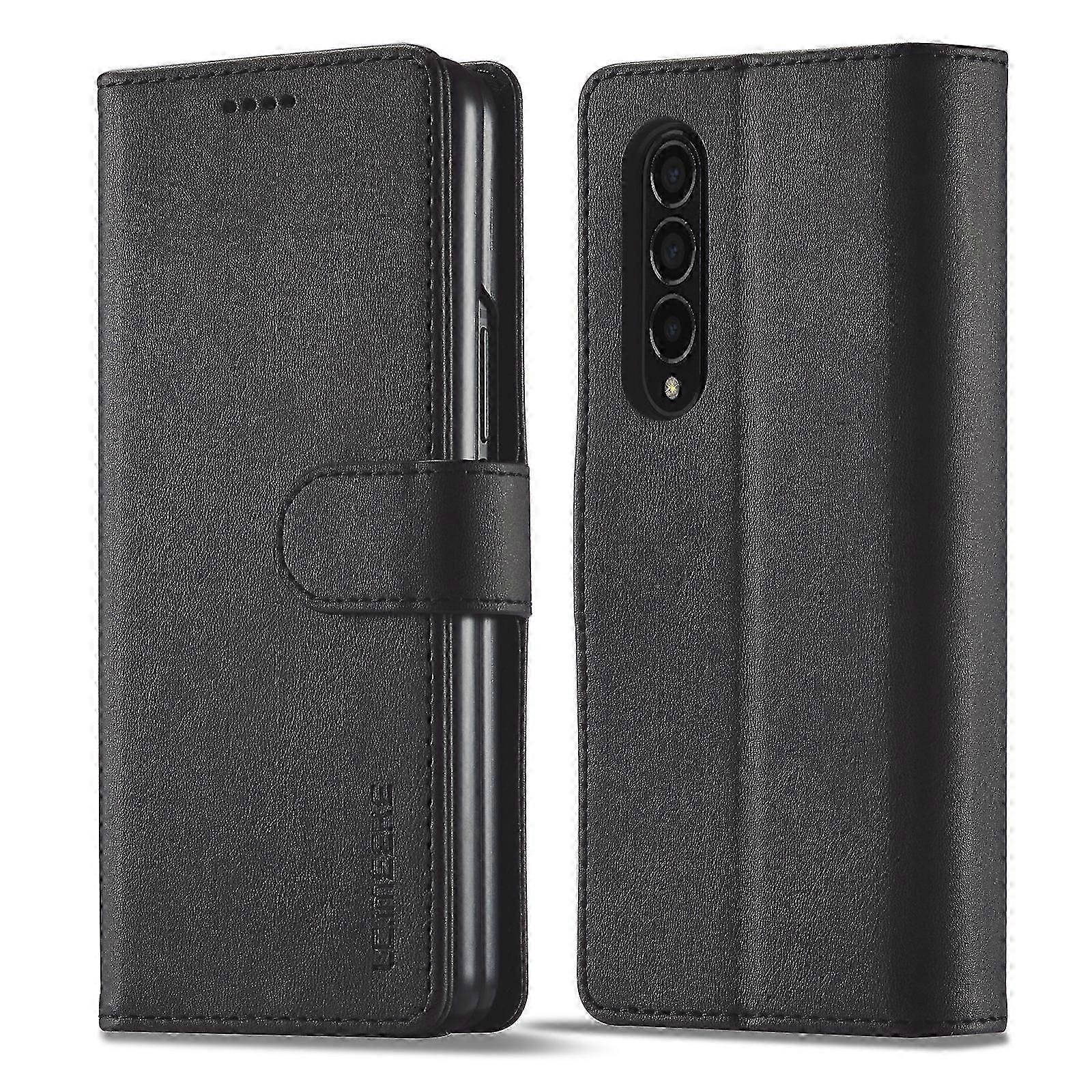 Samsung Galaxy Z Fold 6 için Kart Cepli Kılıf, Katlanır Kapaklı Kapak, Galaxy Z Fold 6 için Cüzdan Deri Kitap Kılıfı