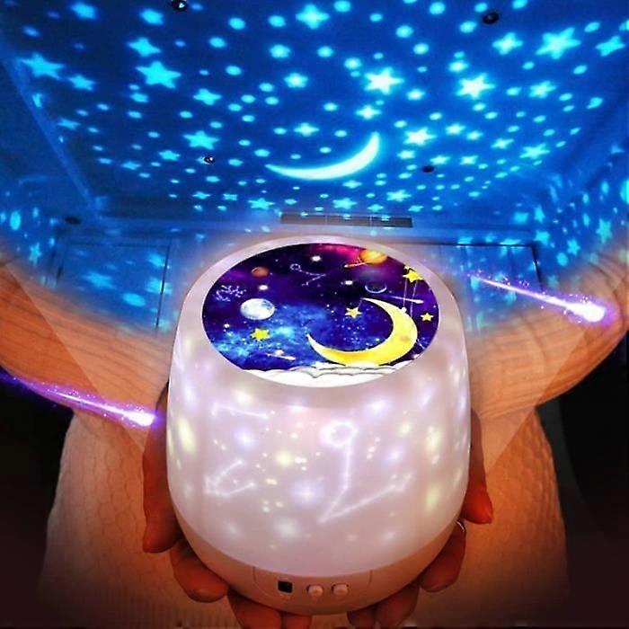Kids Night Light Star Projector - Multicolor LED Projection Lamp - Decoration Gift