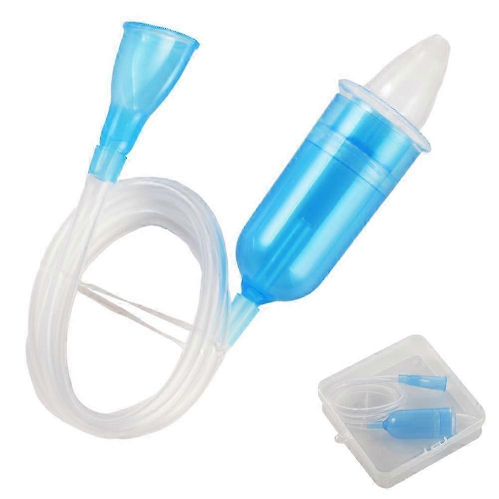 Nasal Aspirator for Baby Baby Nose Sucker with Silicone Tips and 3 Adjustable Suction Intensities Comfortable, Safe and Quiet Nose Cleaner Portable