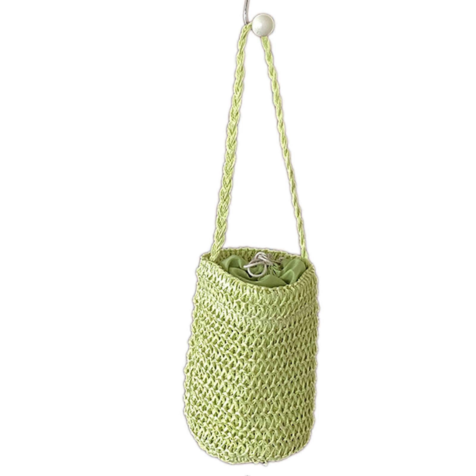 Top Handle Straw Shoulder Bag for Women Fashionable Boho Style Summer Beach Purse with Top Handle for Beach Vacation
