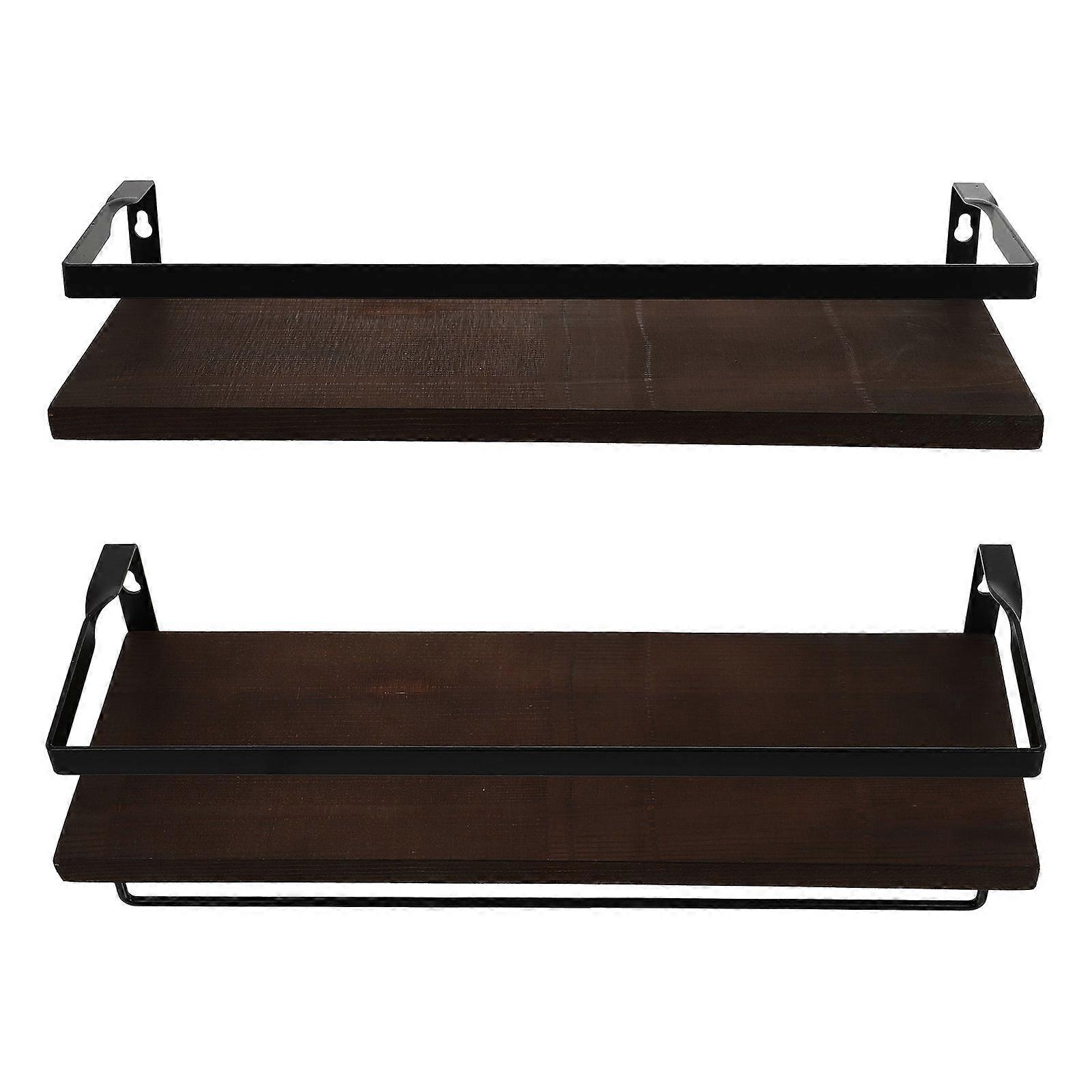 Kitchen Storage Racks Multi-Purpose Wall-Mounted Holders For Household Users Rectangular Shape 1 Set