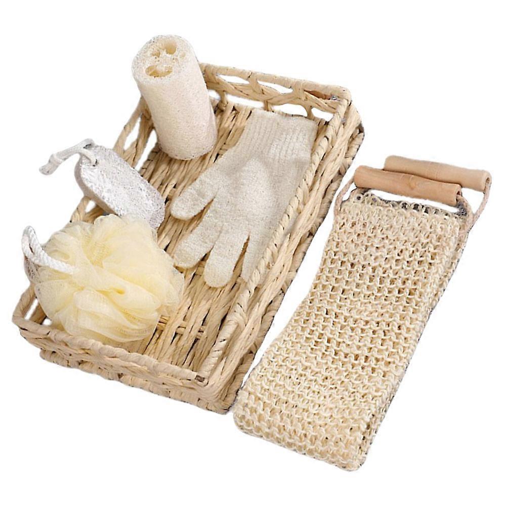 Handled Bath Scrubber For Bathing Occasions Designed For Men And Women In Assorted Color Cleansing 1 Set