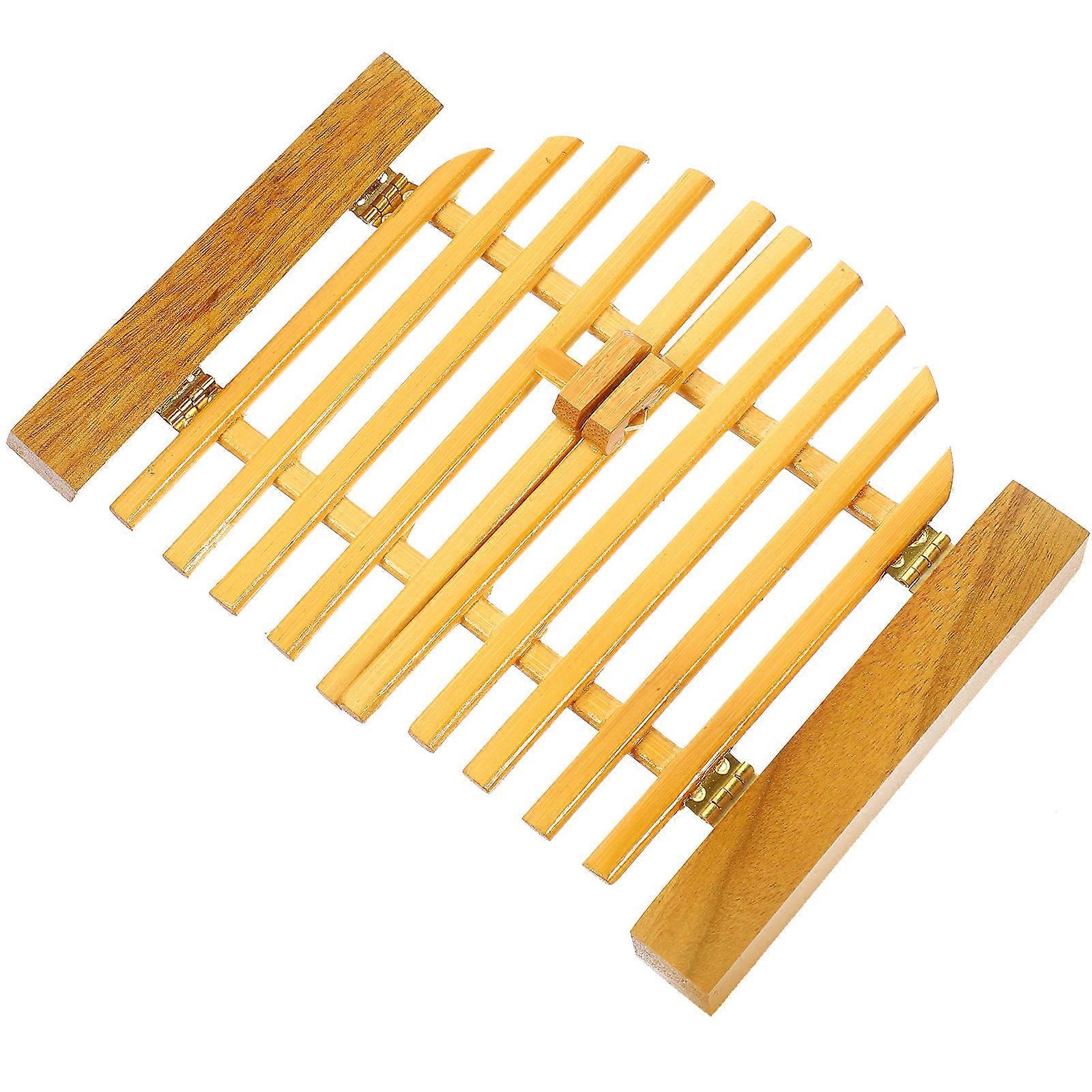 Wooden Scale Model Gate for Dollhouses – Realistic Miniature Rustic Door Accessory for Doll Play and Scene Decoration