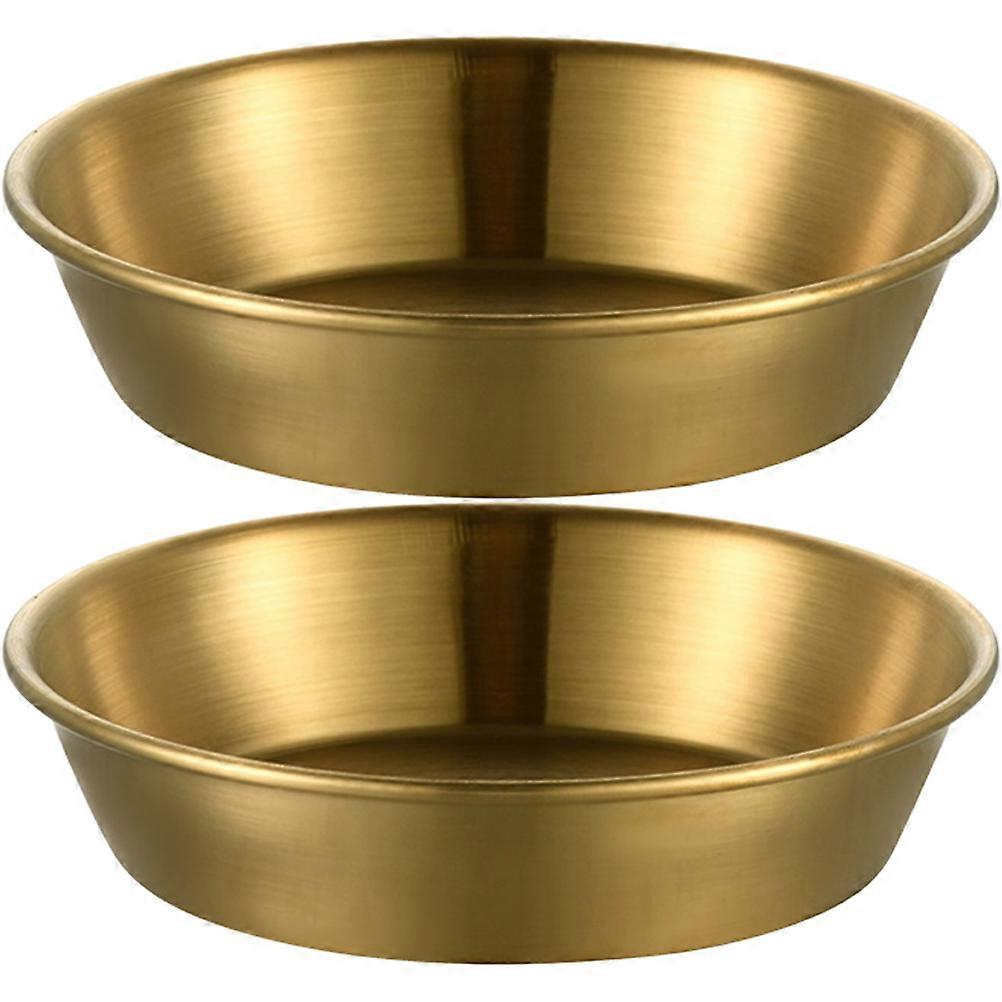 10X10CM Korean Style Seasoning Dishes 2Pcs For Restaurant Use Featuring Easy Cleaning