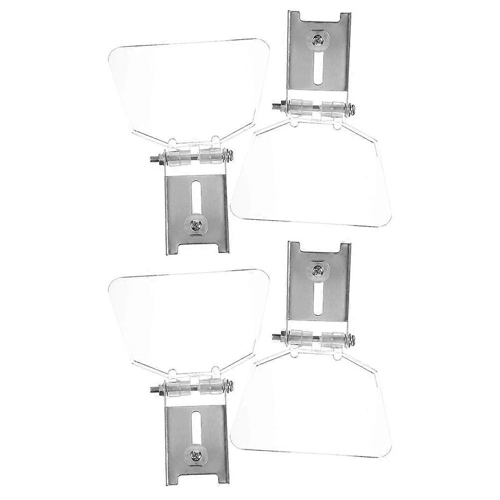 Transparent Eye Shield Set of 4 for Bench Grinder – Protective Covers for Safe Grinding in Small Workspaces – Includes 2 Shields for Reliable Eye