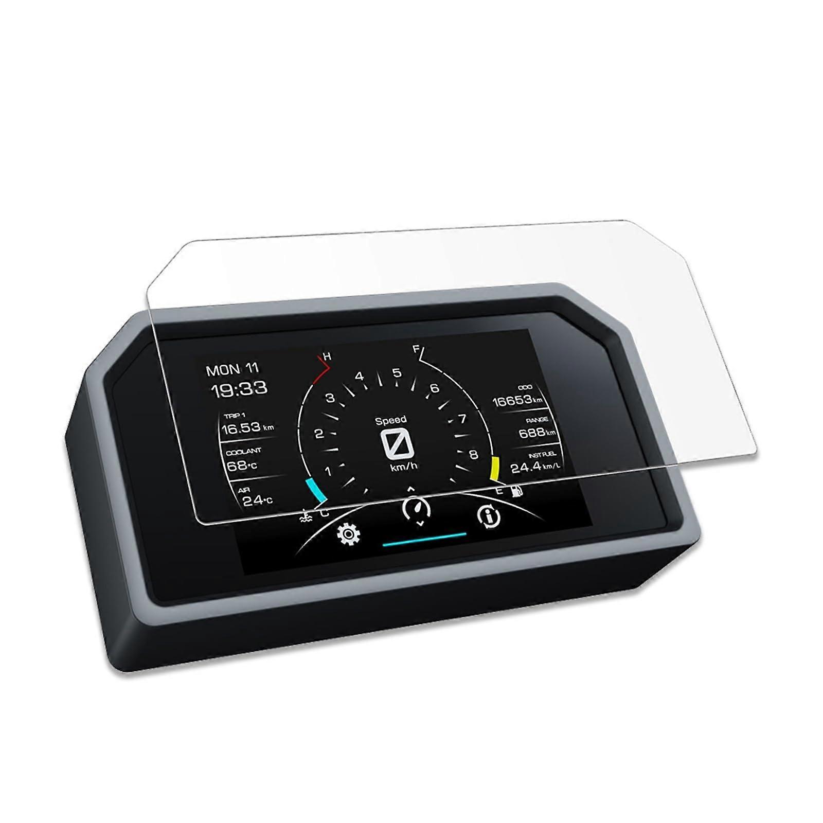 Speedometer Protective Film for YAM&AHA Tracer-9 2023, 2 PCS Anti-Glare Screen Guard, Scratch-Resistant Dashboard Protector