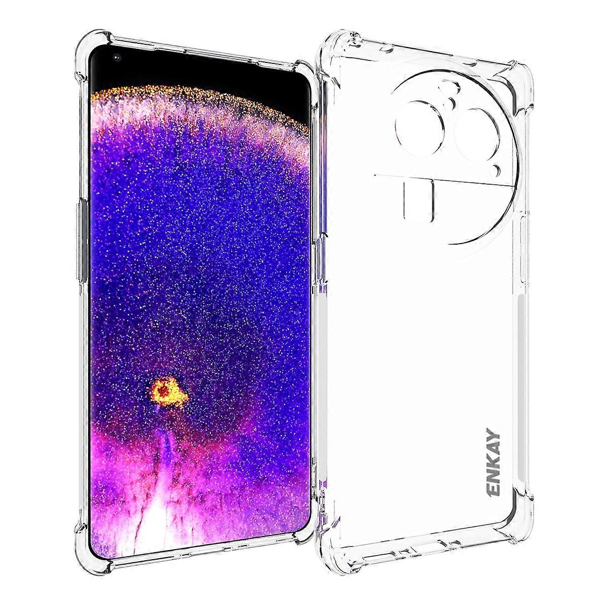 For OPPO Find X6 Pro ENKAY Clear TPU Shockproof Anti-slip Phone Case