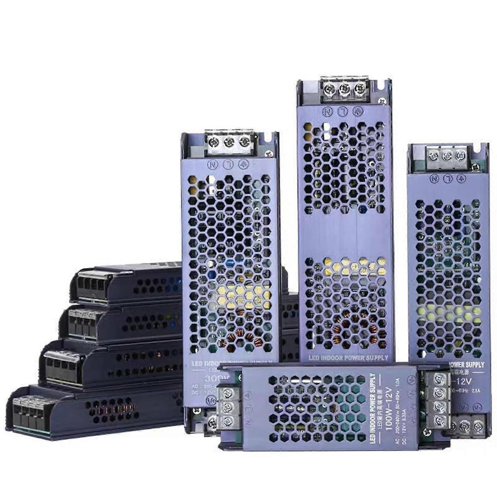 AC DC Power Supply 12V 24V Transformer 60W 100W 200W 300W 400W 500W LED Driver A/D Converter 1pc (60W, DC 24V)