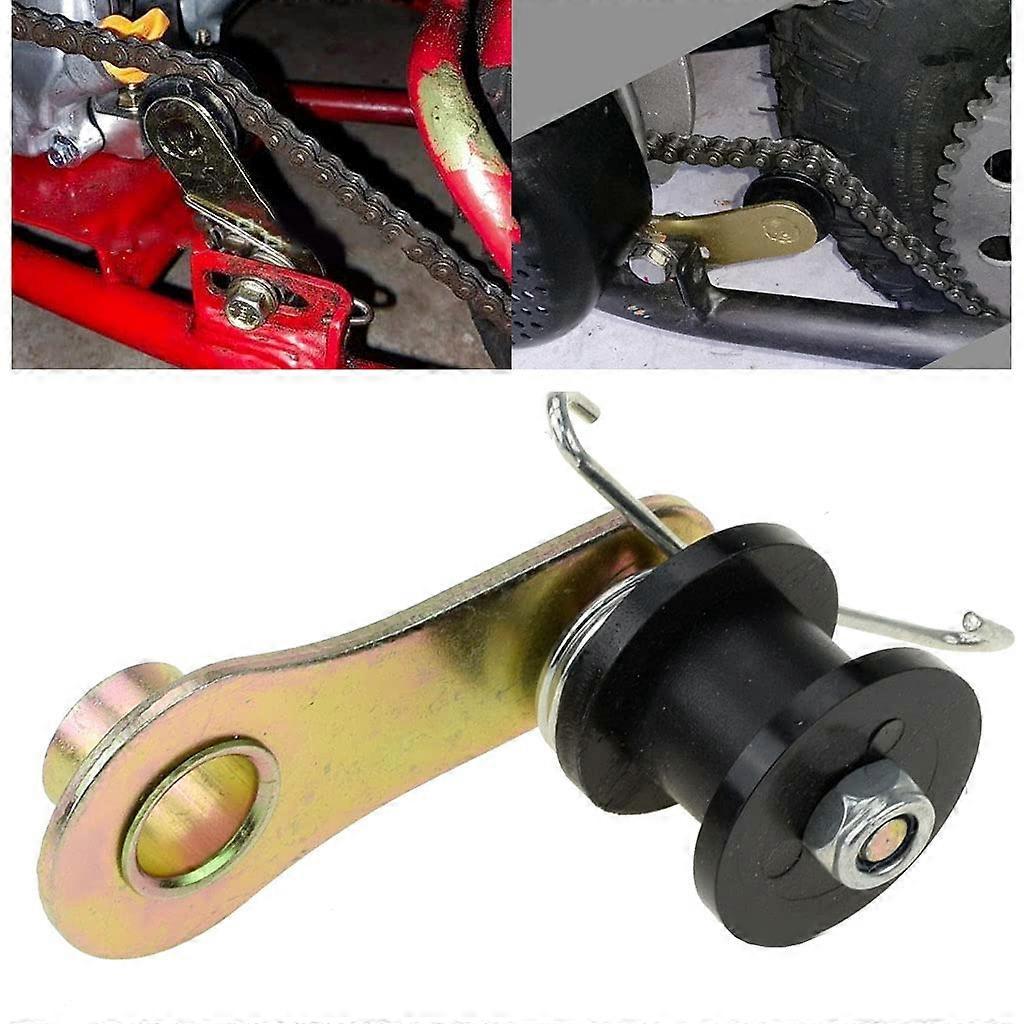 Chain Roller Tensioner Set, SpringLoaded, With Rollers, HeavyDuty, For Motorcycle And Bicycle Chains