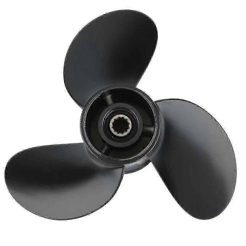 Tohatsu Mercury Outboard Propeller 8hp 9.9hp - 8.5x9 3-Blade Marine Boat Prop with 12 Spline