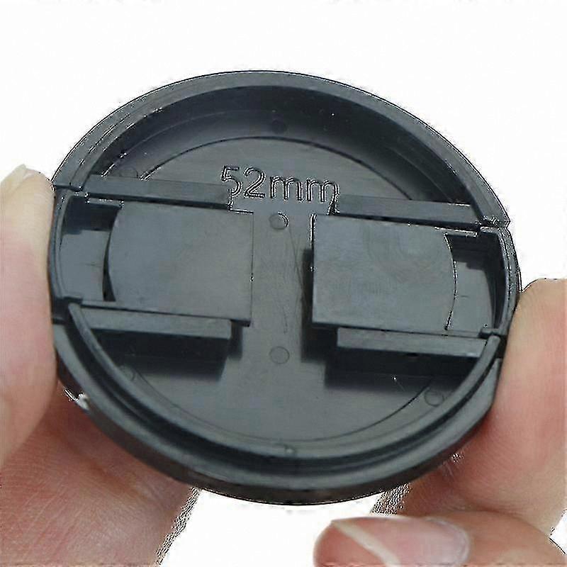 52mm Lens Cap Cover for SLR DSLR Camera DV Front Protective Snap-On Plastic Cap