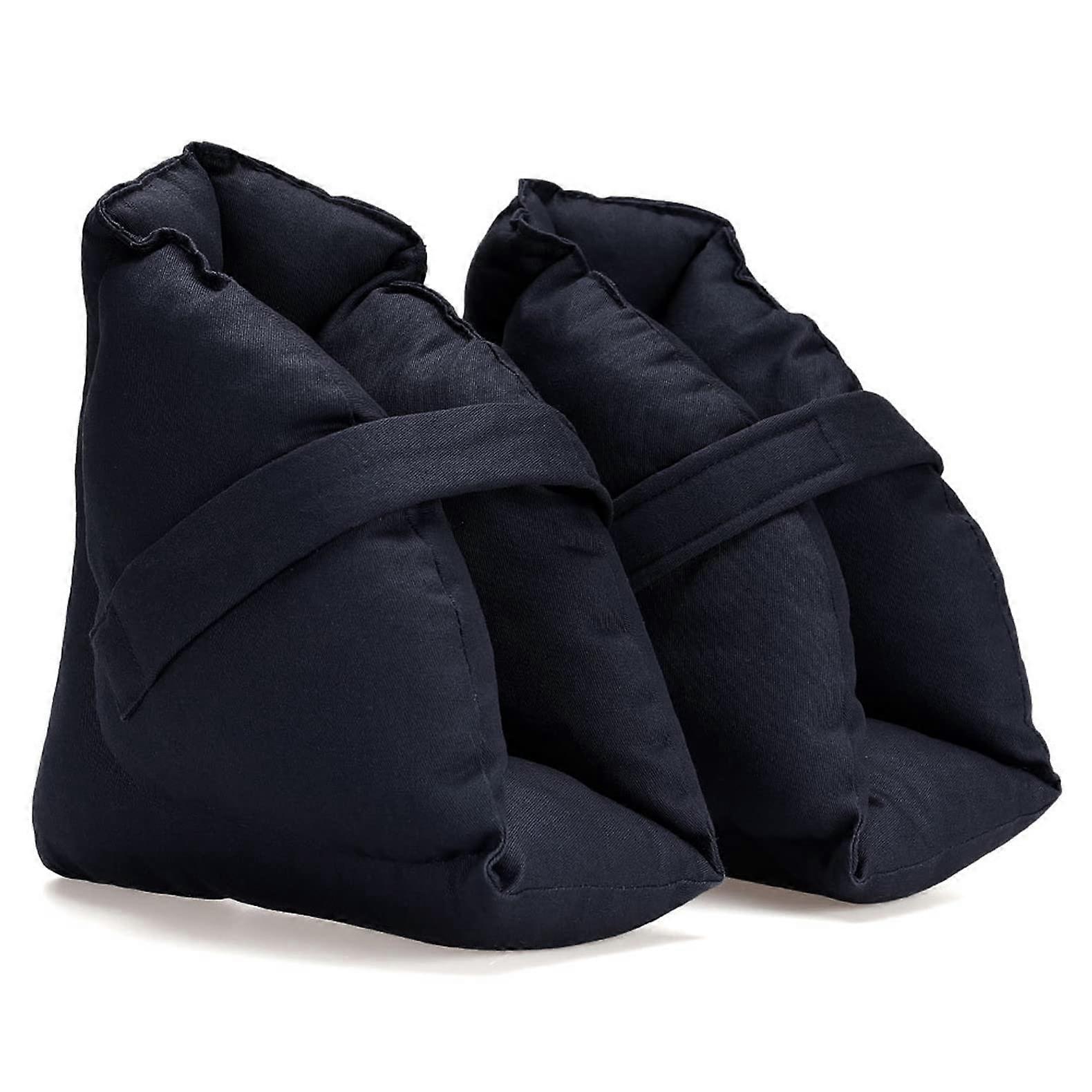 Heel Protectors Cushion Pillows, Boot To Relieve Pressure Sores Ultra Soft Washable, Deep blue