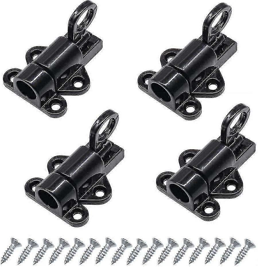 4pcs Door Latch Set  Automatic Gate, Window & Exterior Door Spring Bolt Lock